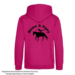 Personalised Equestrian Hoodie Kids - Vaulting Design