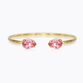 Petite Drop Bracelet / Light Rose