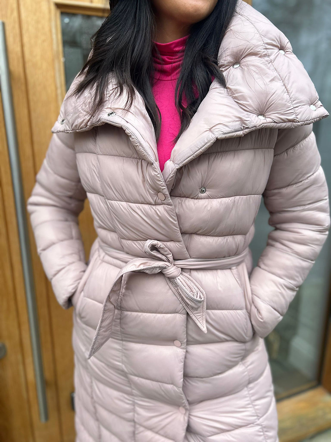 Pink Puffer Coat Alice