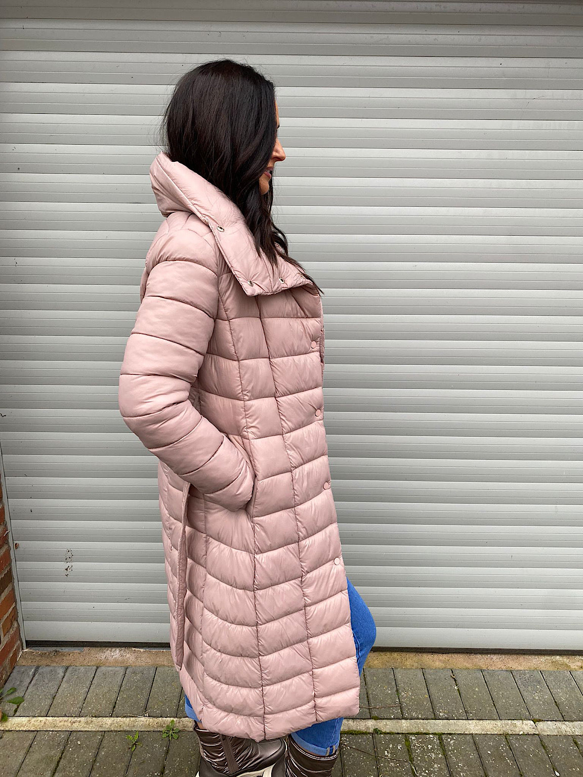 Pink Puffer Coat Alice