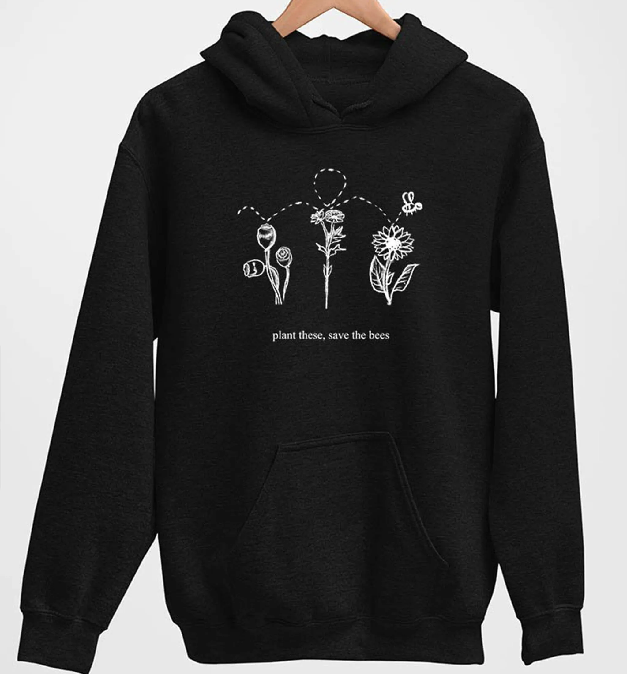 Plant these Save the Bees | Vegan Hoodie