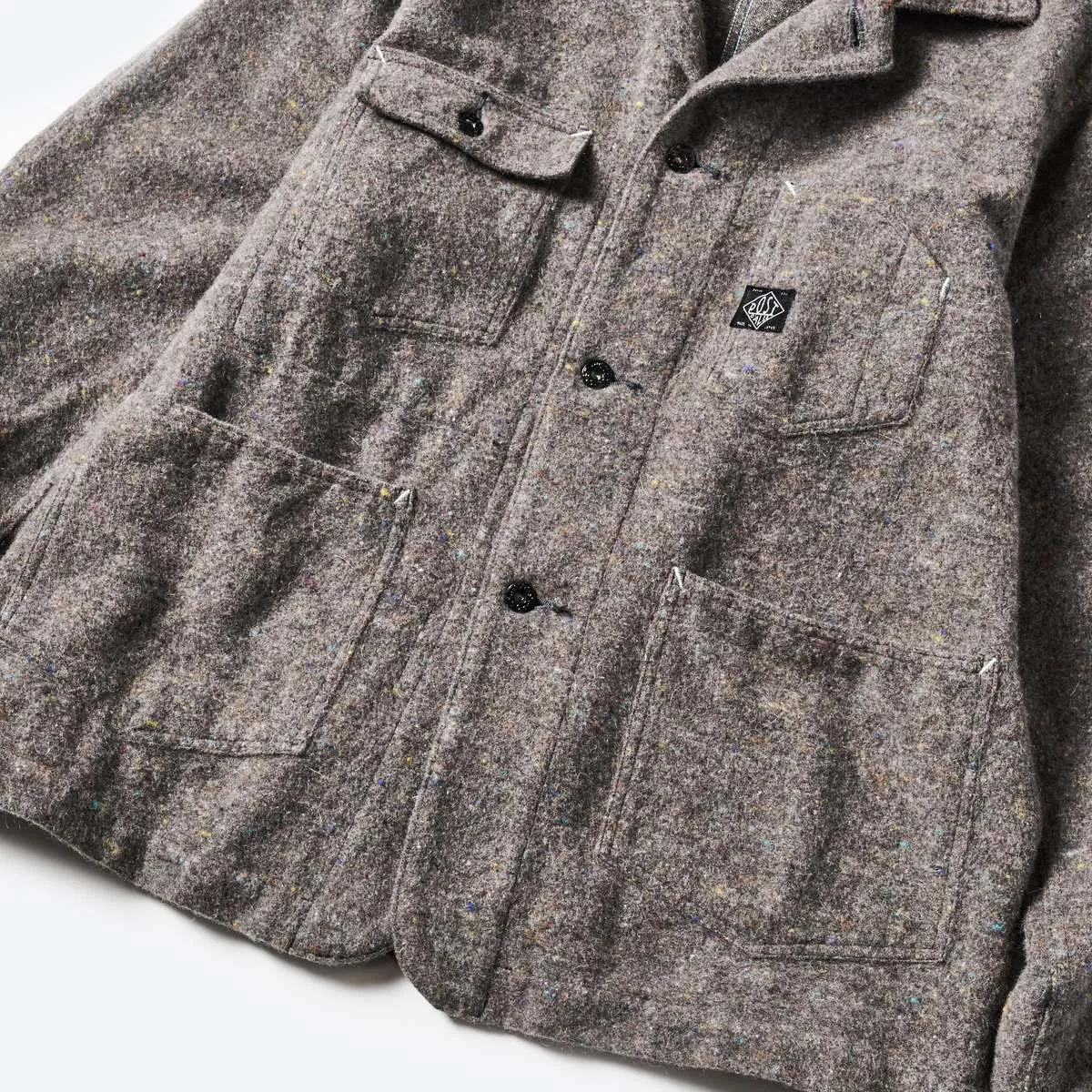 Polarfleece Trashed Wool Jacket - Base