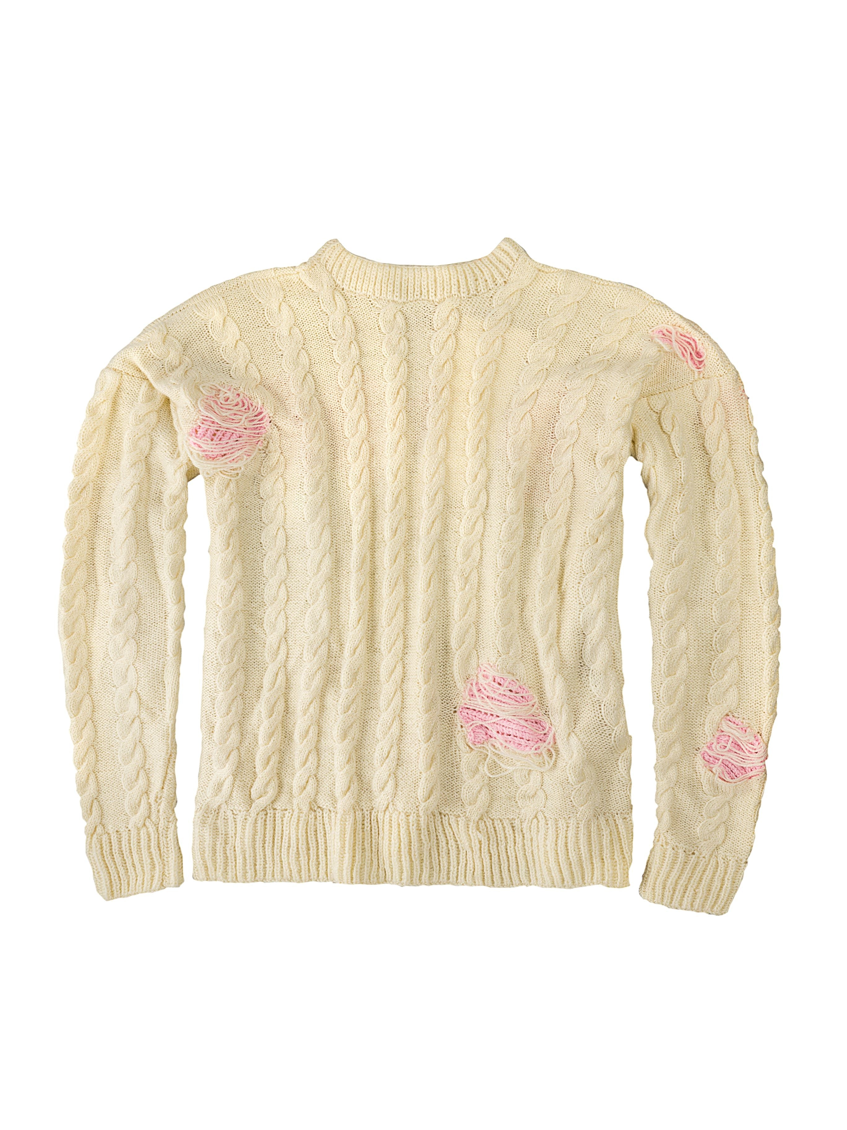 QUOD RIP PULLOVER CREAM