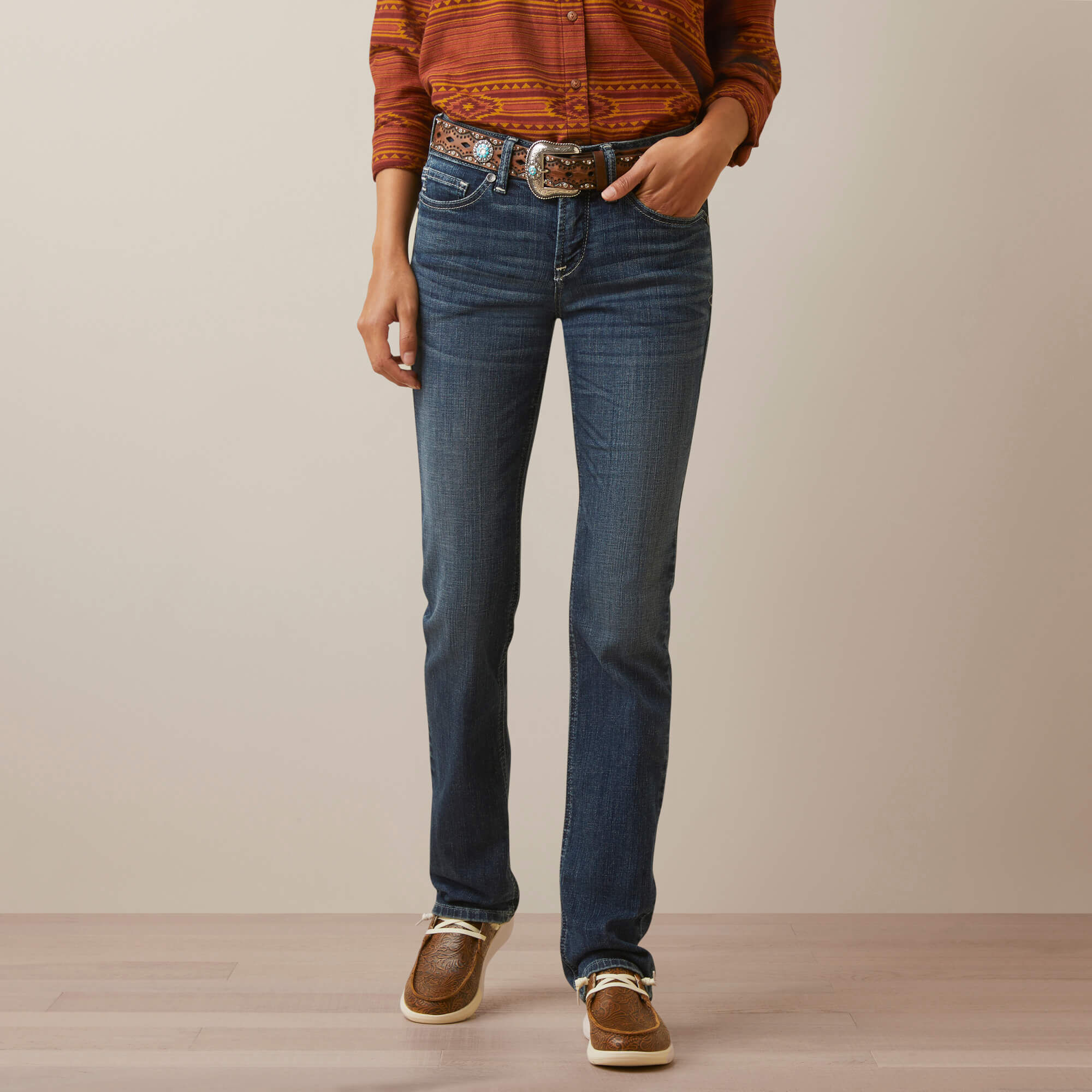 R.E.A.L. Perfect Rise Madyson Straight Jean