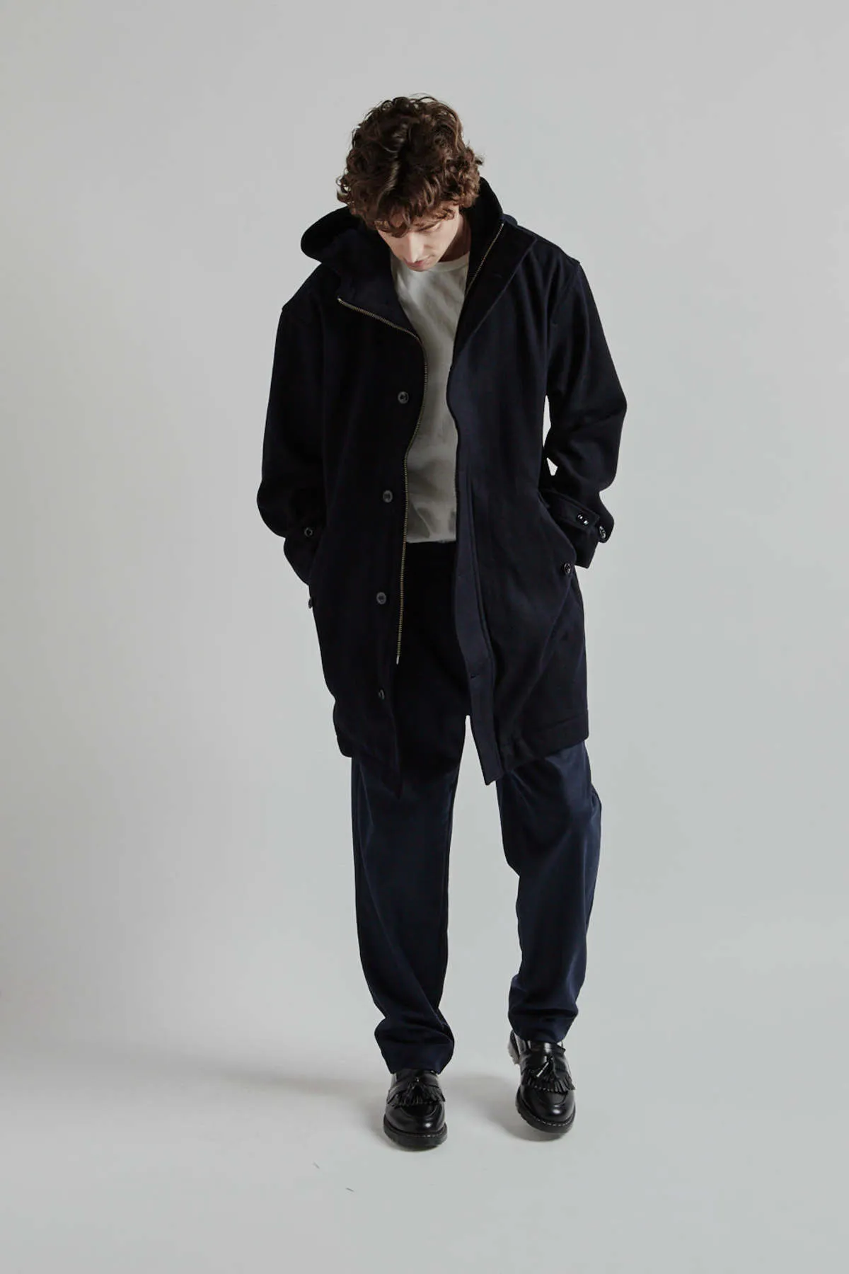 Refuge Wool Jacket - Navy