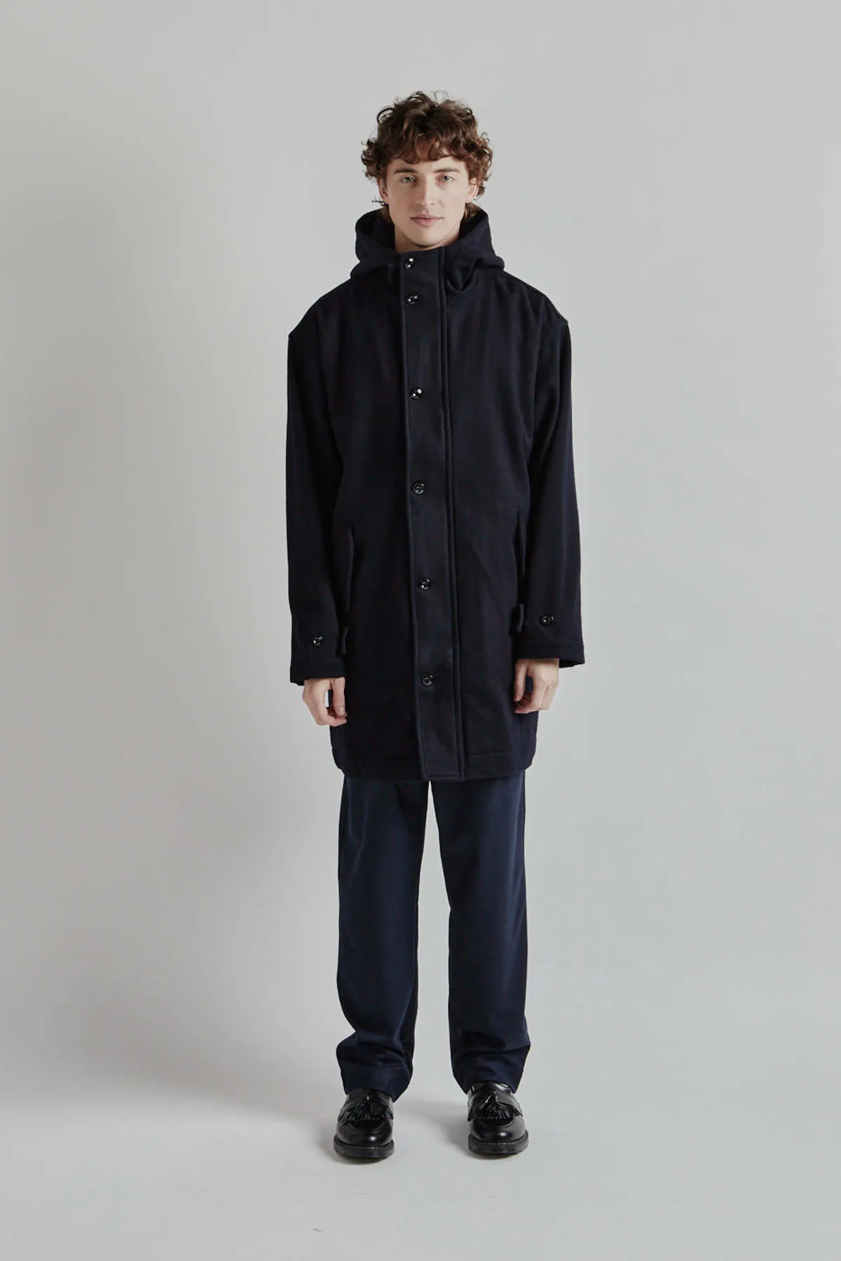 Refuge Wool Jacket - Navy