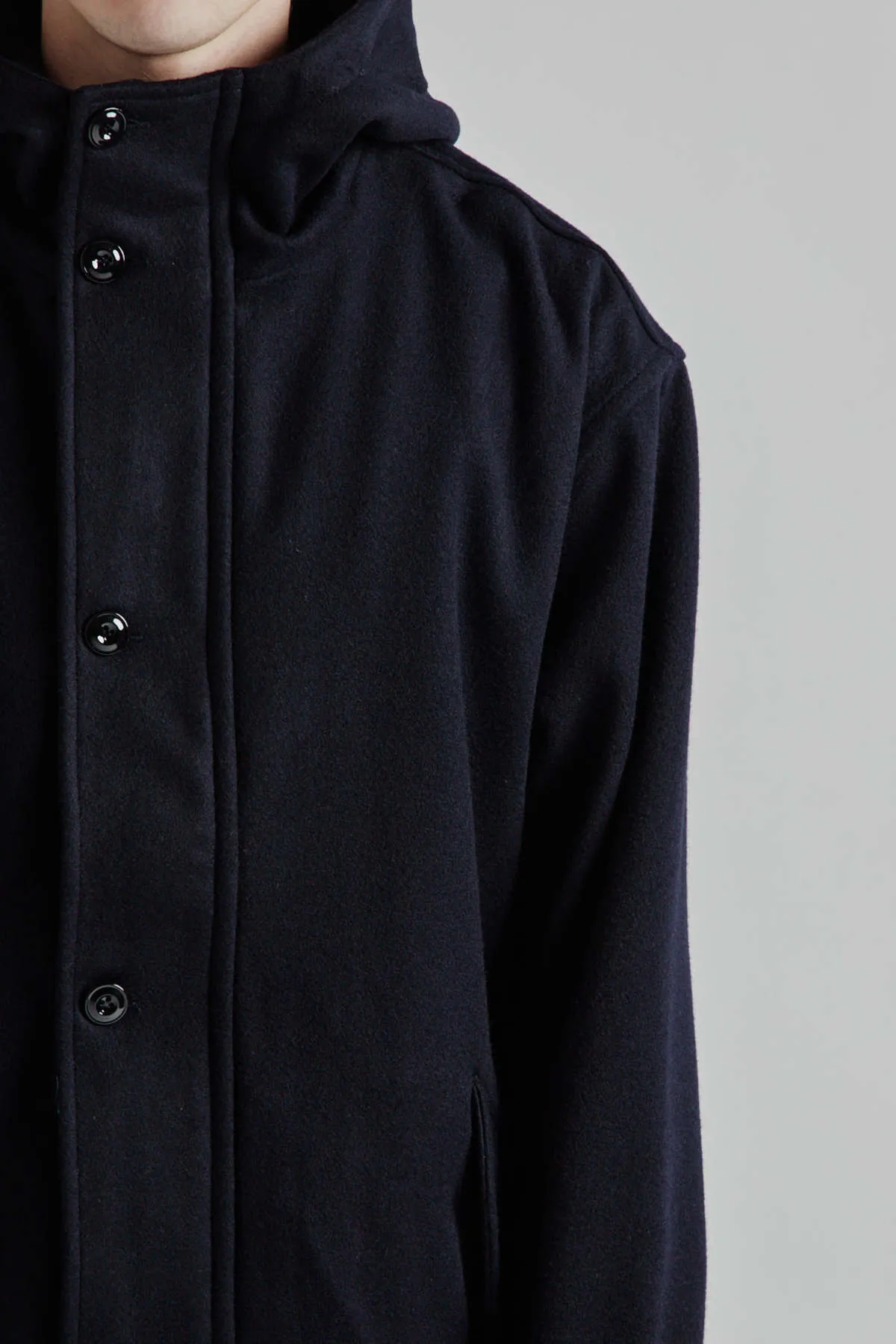 Refuge Wool Jacket - Navy