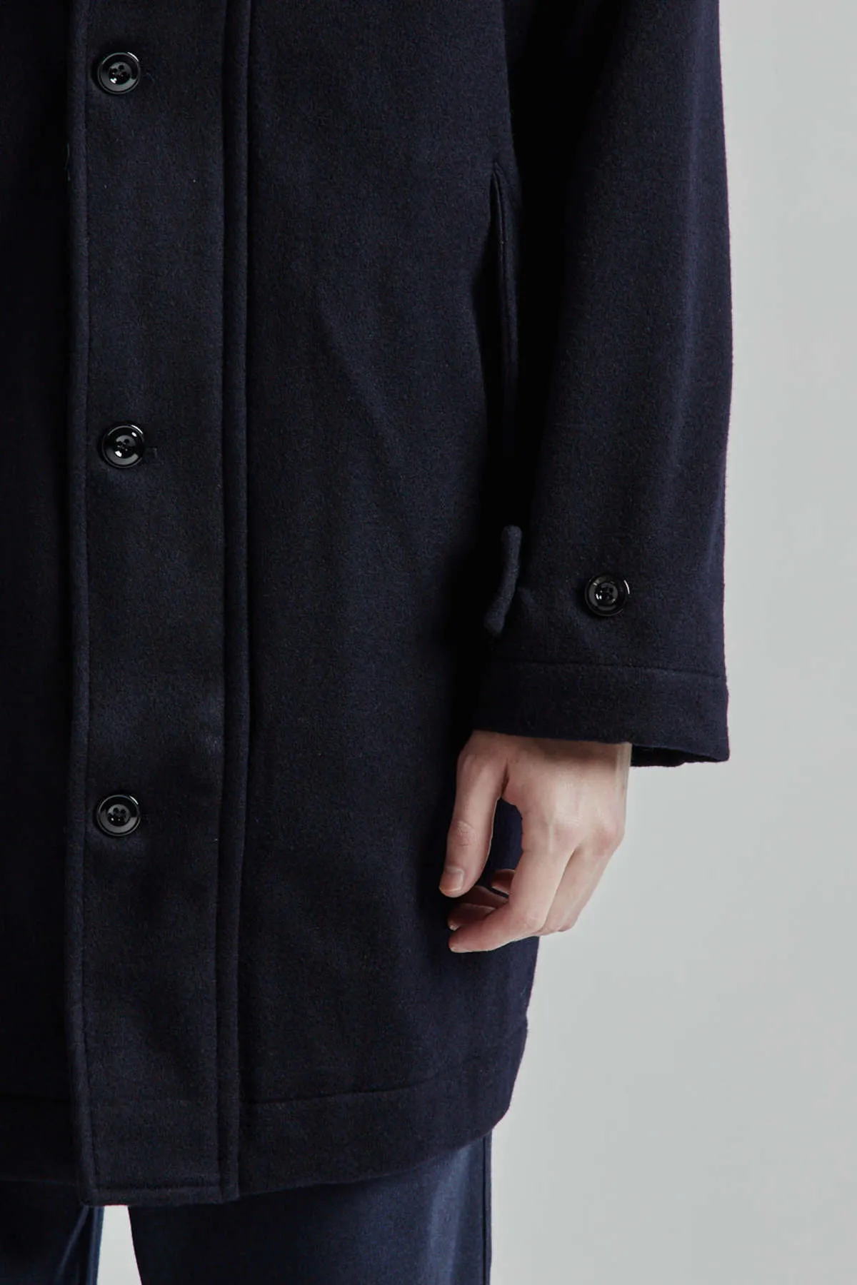 Refuge Wool Jacket - Navy