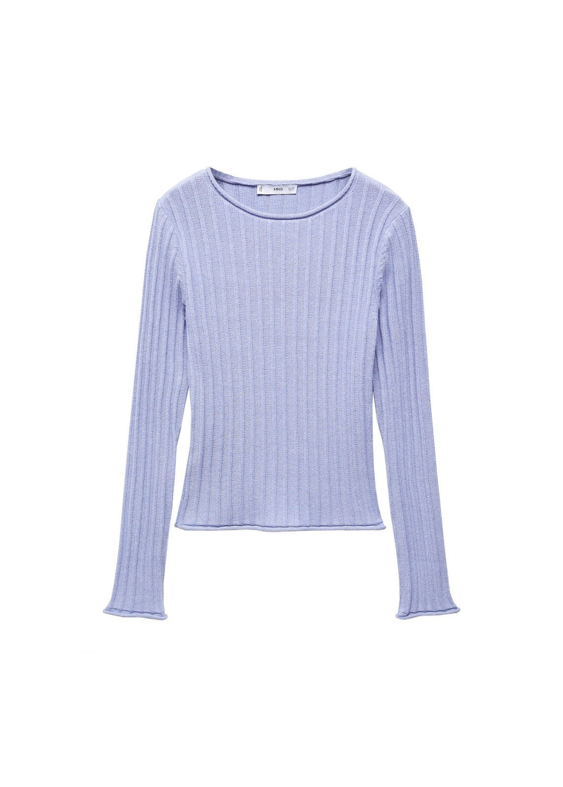 Ribbed knit sweater