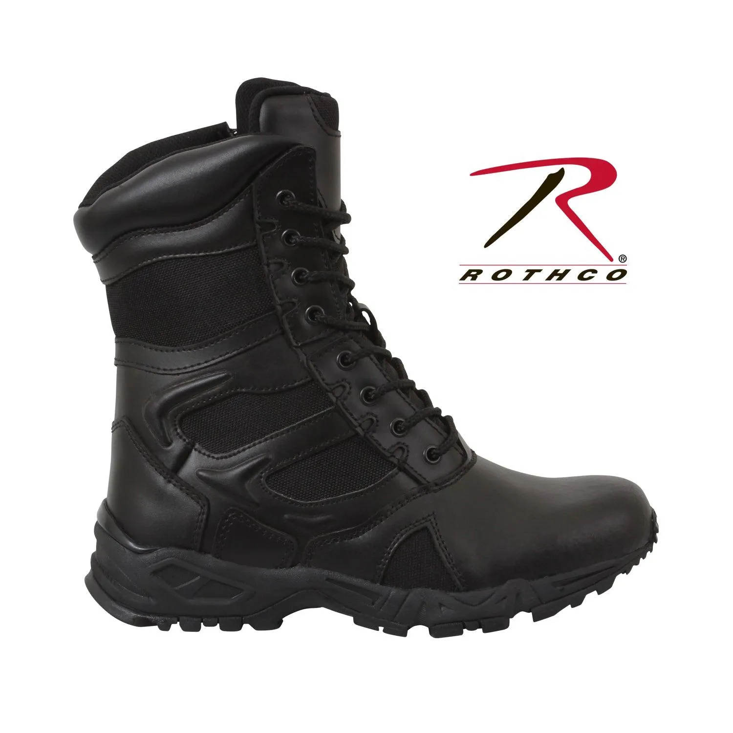 Rothco Forced Entry Deployment Boot With Side Zipper - 8 Inch