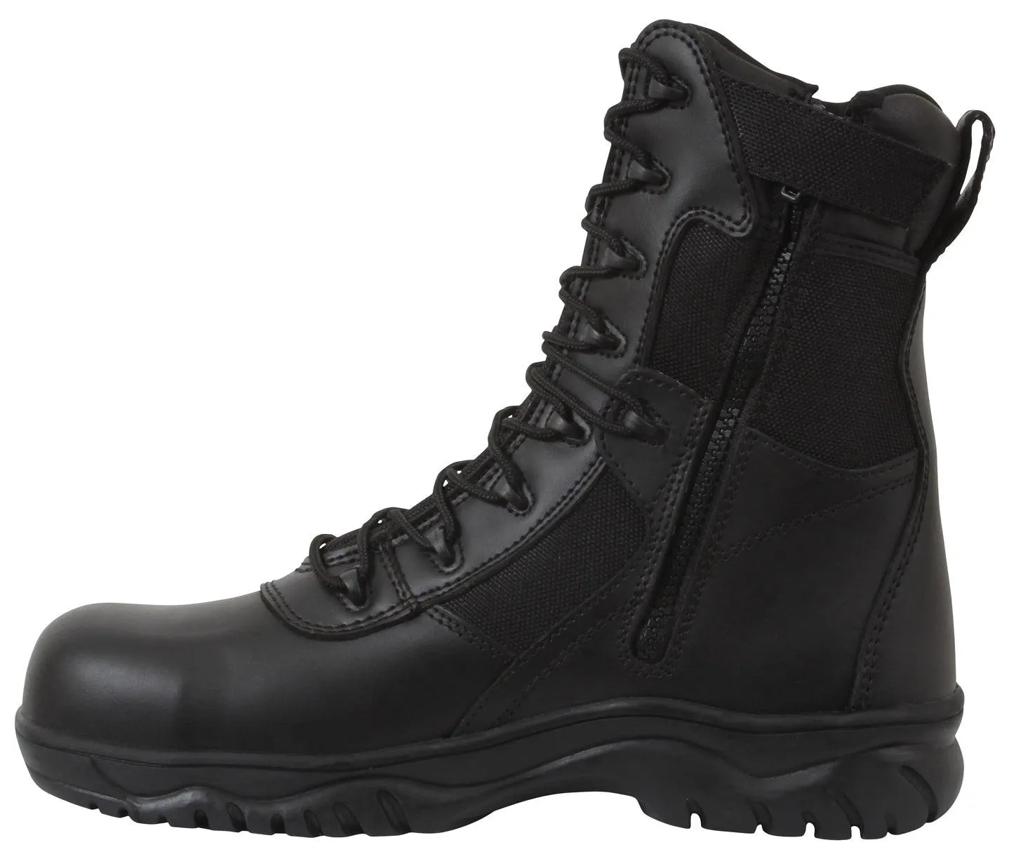 Rothco Forced Entry Tactical Boot With Side Zipper & Composite Toe - 8 Inch