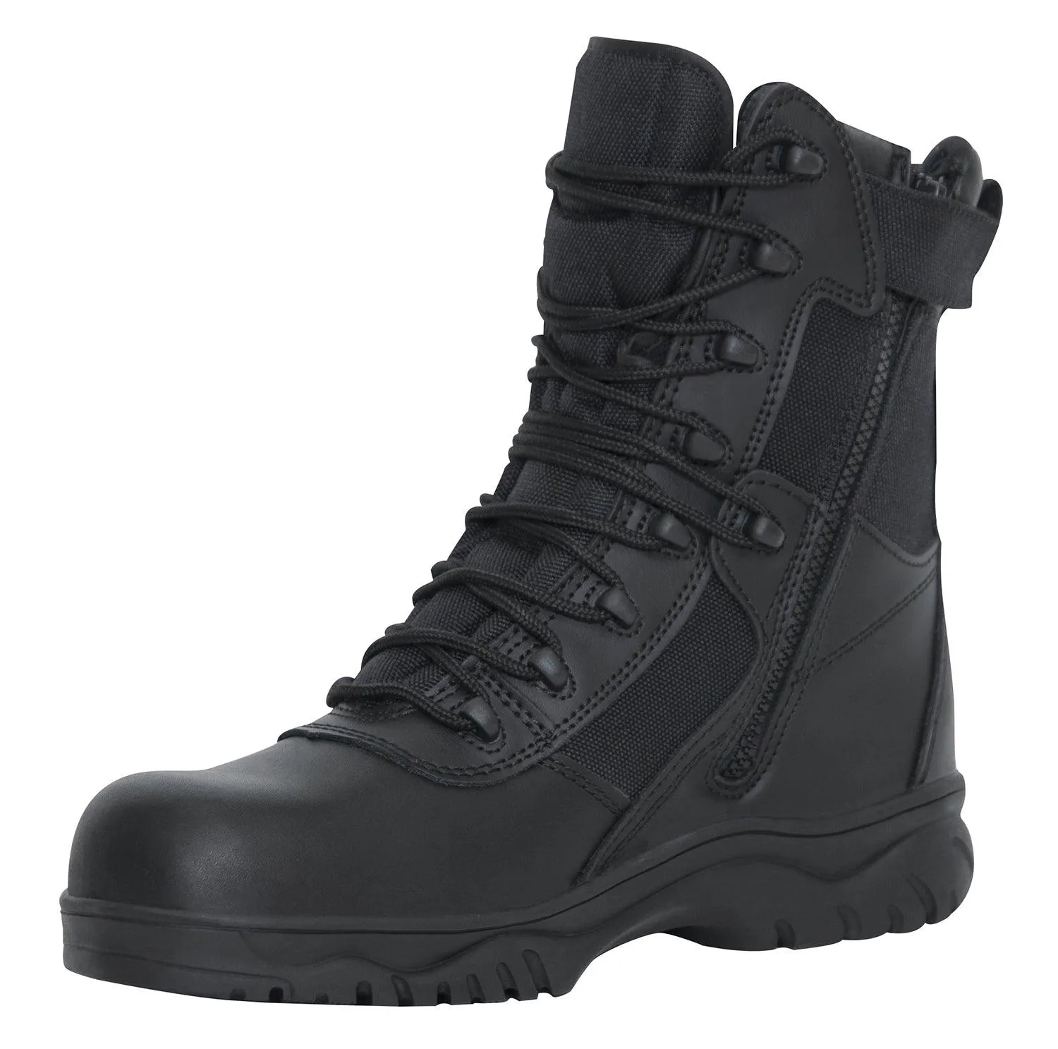 Rothco Forced Entry Tactical Boot With Side Zipper & Composite Toe - 8 Inch