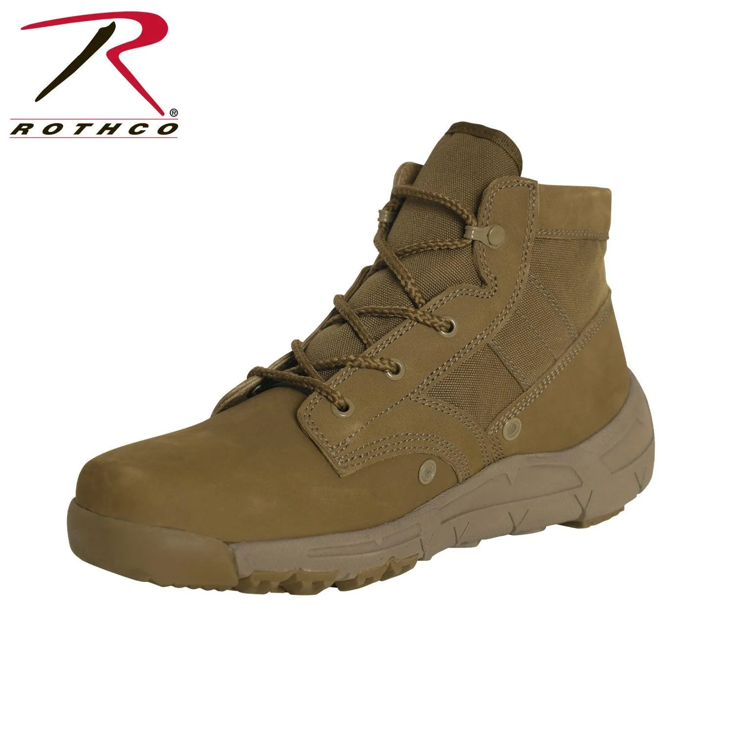 Rothco V-Max Lightweight Tactical Boot - AR 670-1 Coyote Brown - 6 Inch