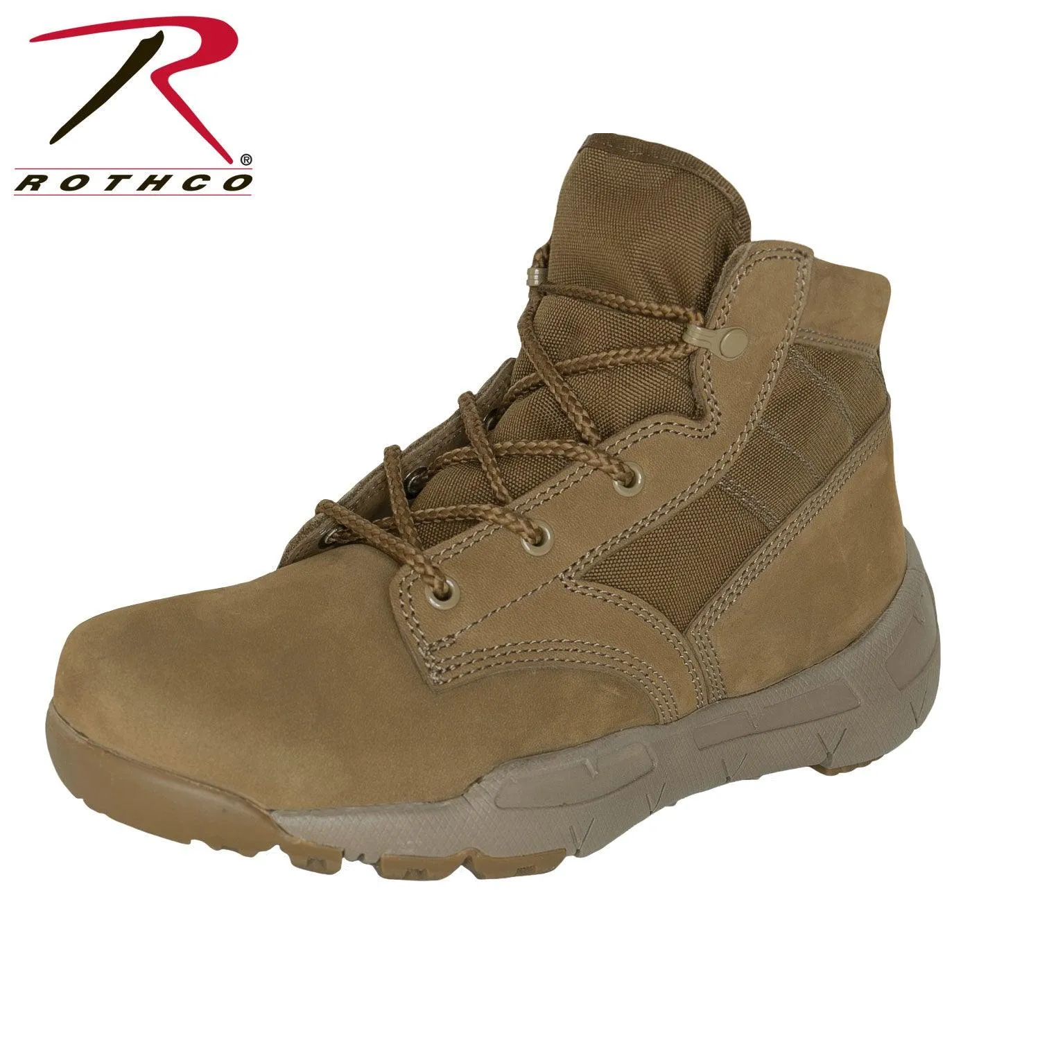 Rothco V-Max Lightweight Tactical Boot - AR 670-1 Coyote Brown - 6 Inch