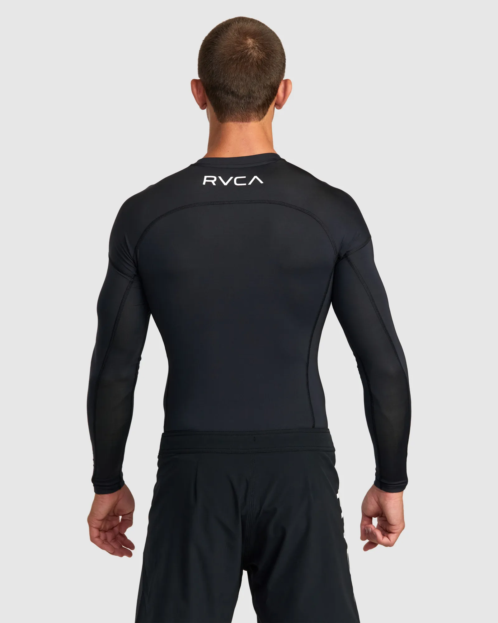 Rvca Sport Rashguard Ls - Black | SurfStitch