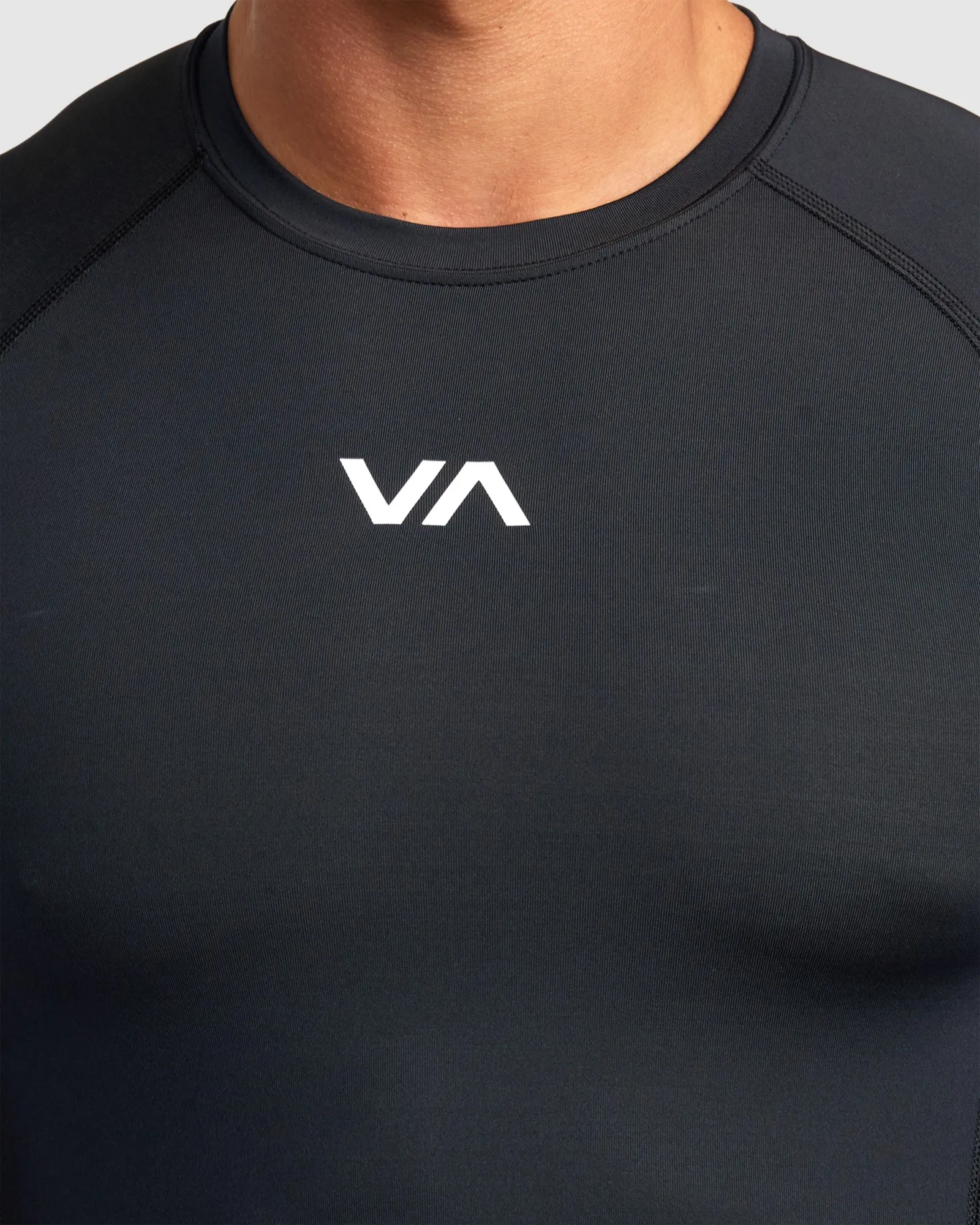 Rvca Sport Rashguard Ls - Black | SurfStitch