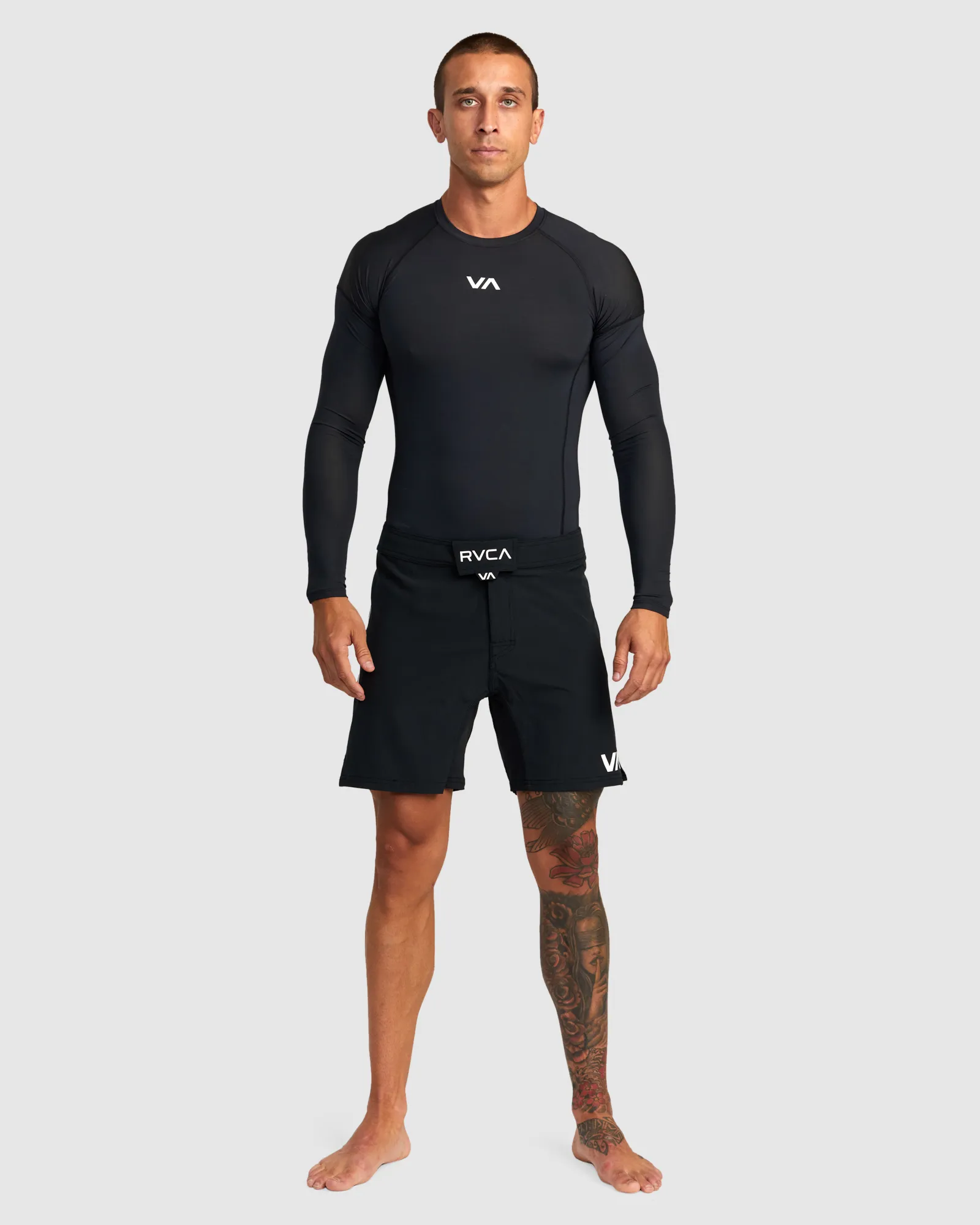 Rvca Sport Rashguard Ls - Black | SurfStitch