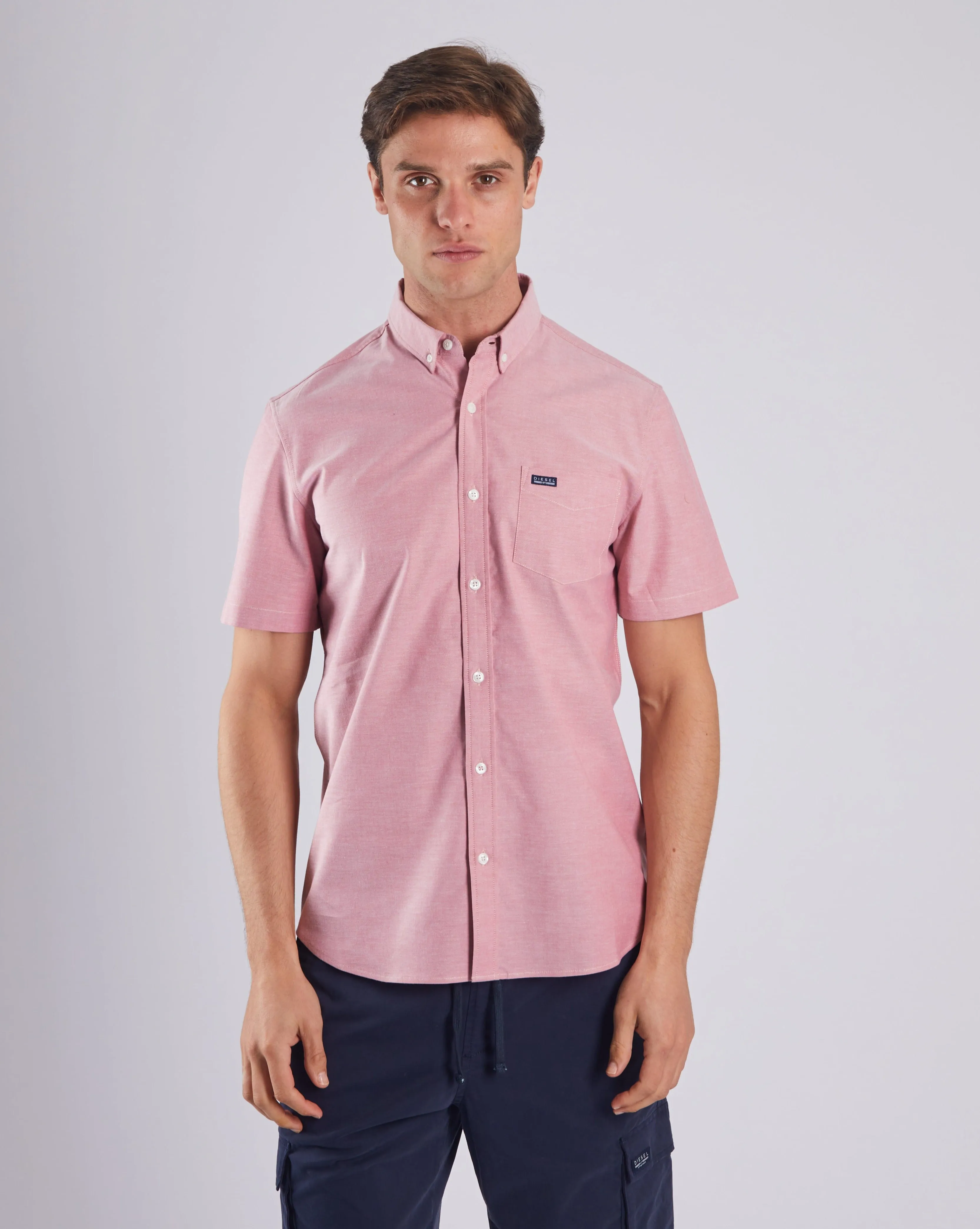 Ryan Oxford SS Shirt Faded Rose