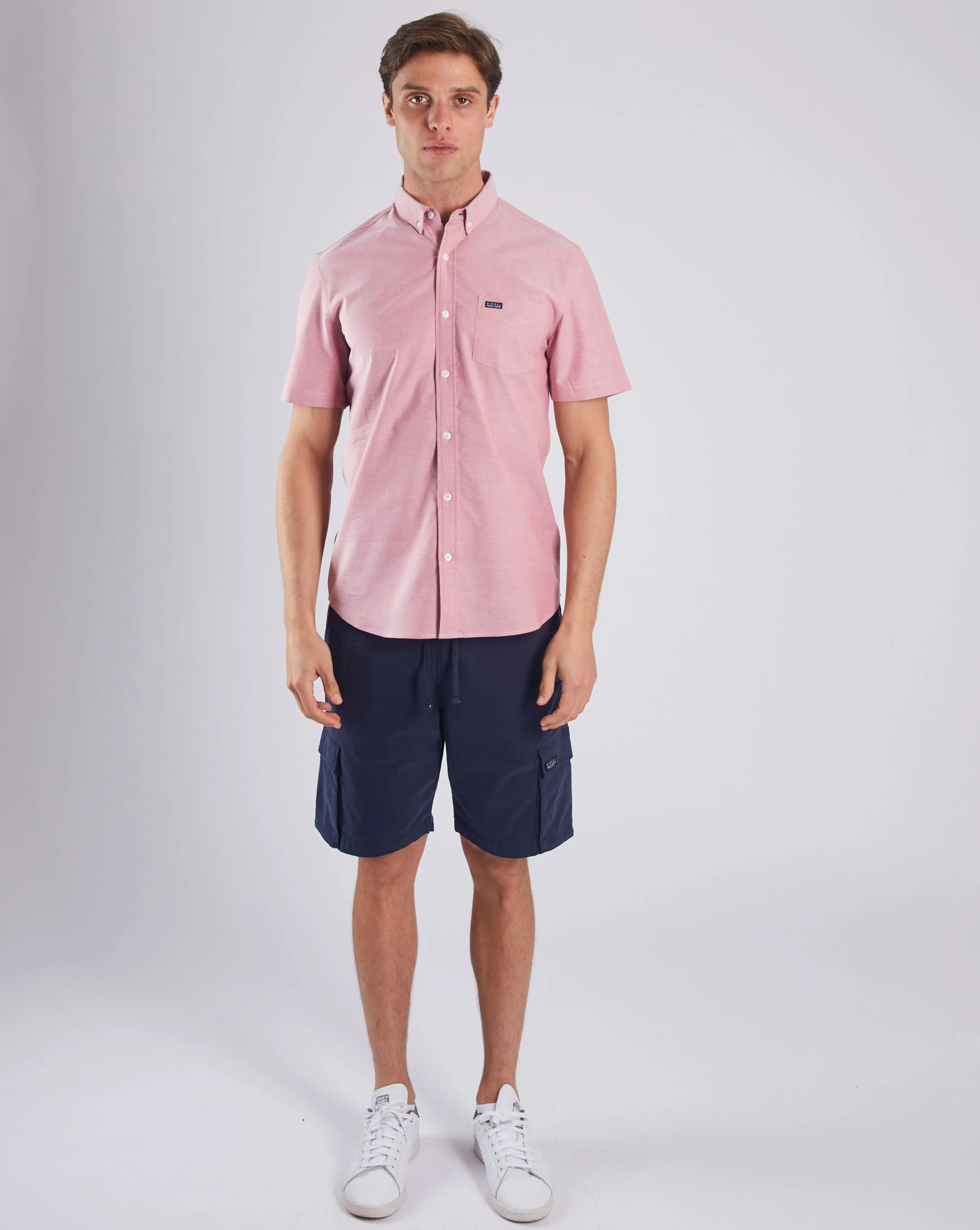 Ryan Oxford SS Shirt Faded Rose