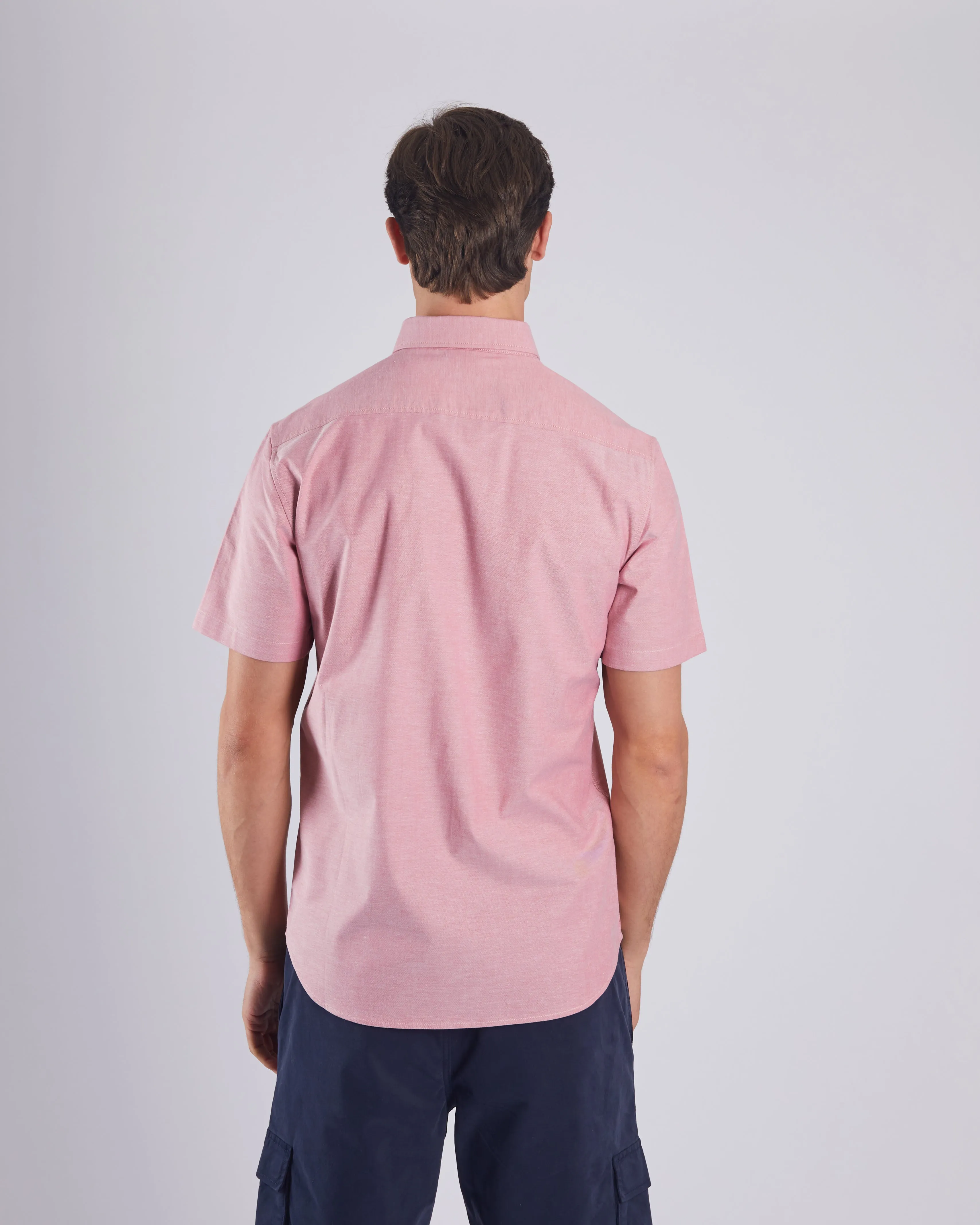 Ryan Oxford SS Shirt Faded Rose