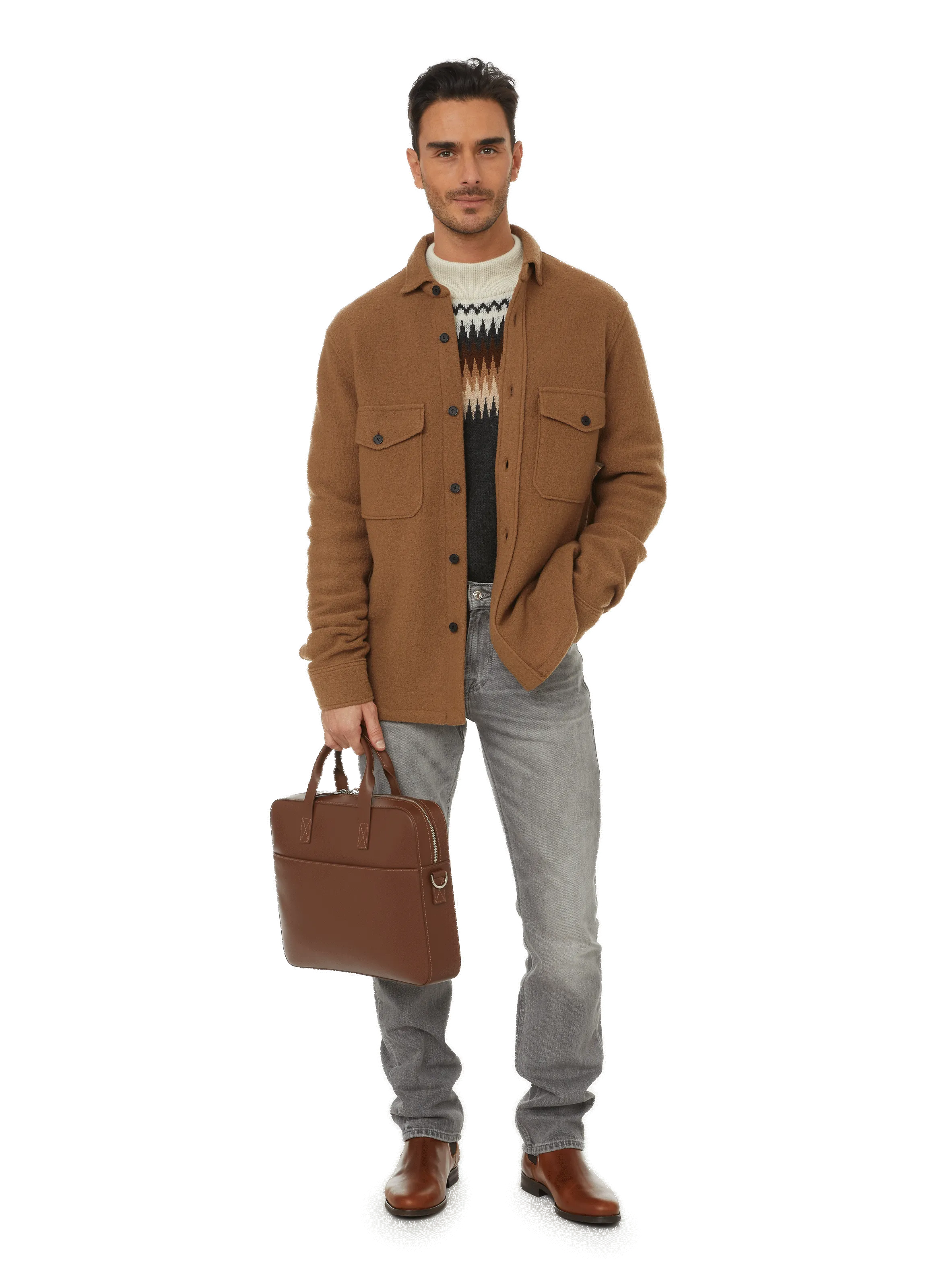 Saison 1865  Wool jacket - Beige