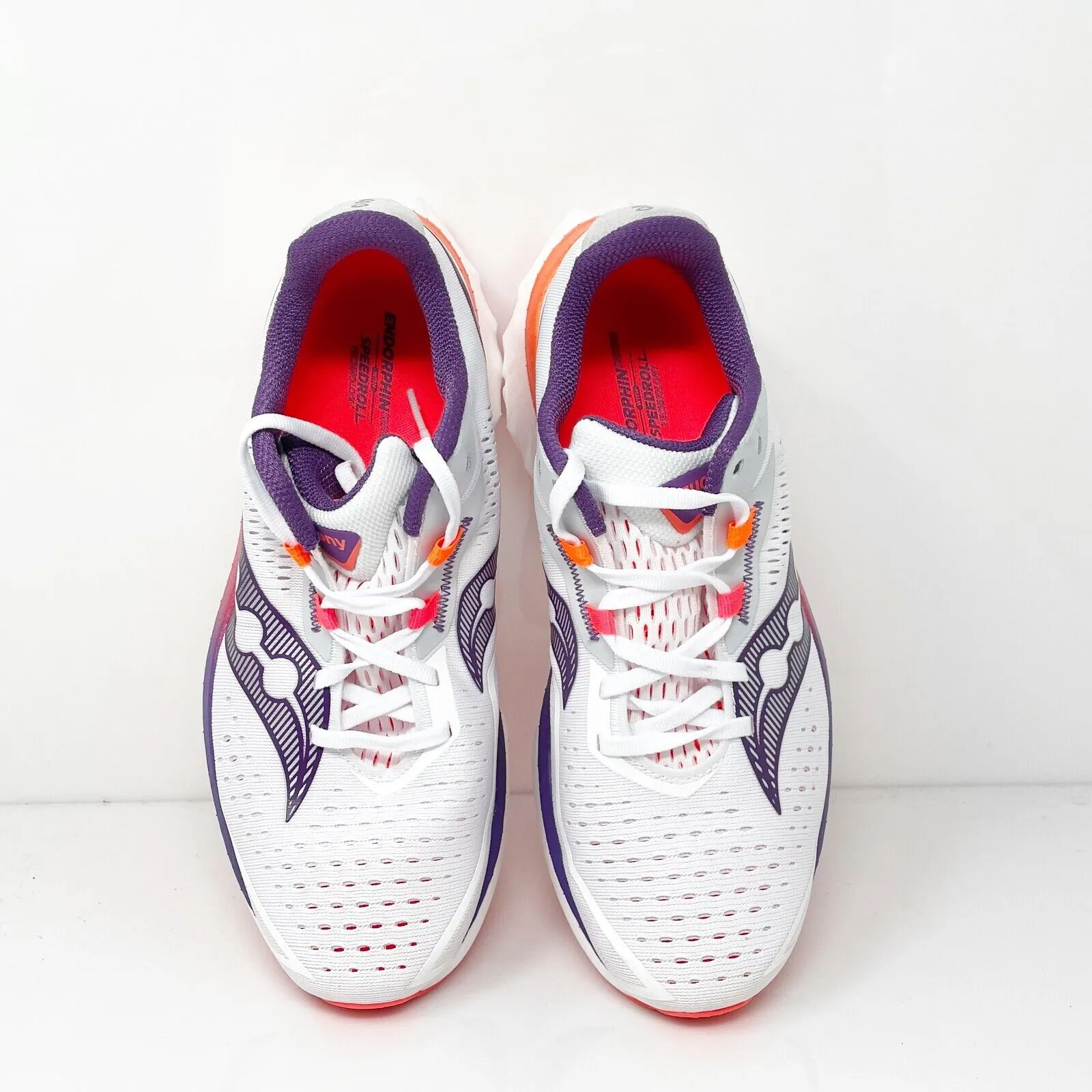 Saucony Womens Endorphin Speed 4 S10940-129 White Running Shoes Sneakers Sz 9.5