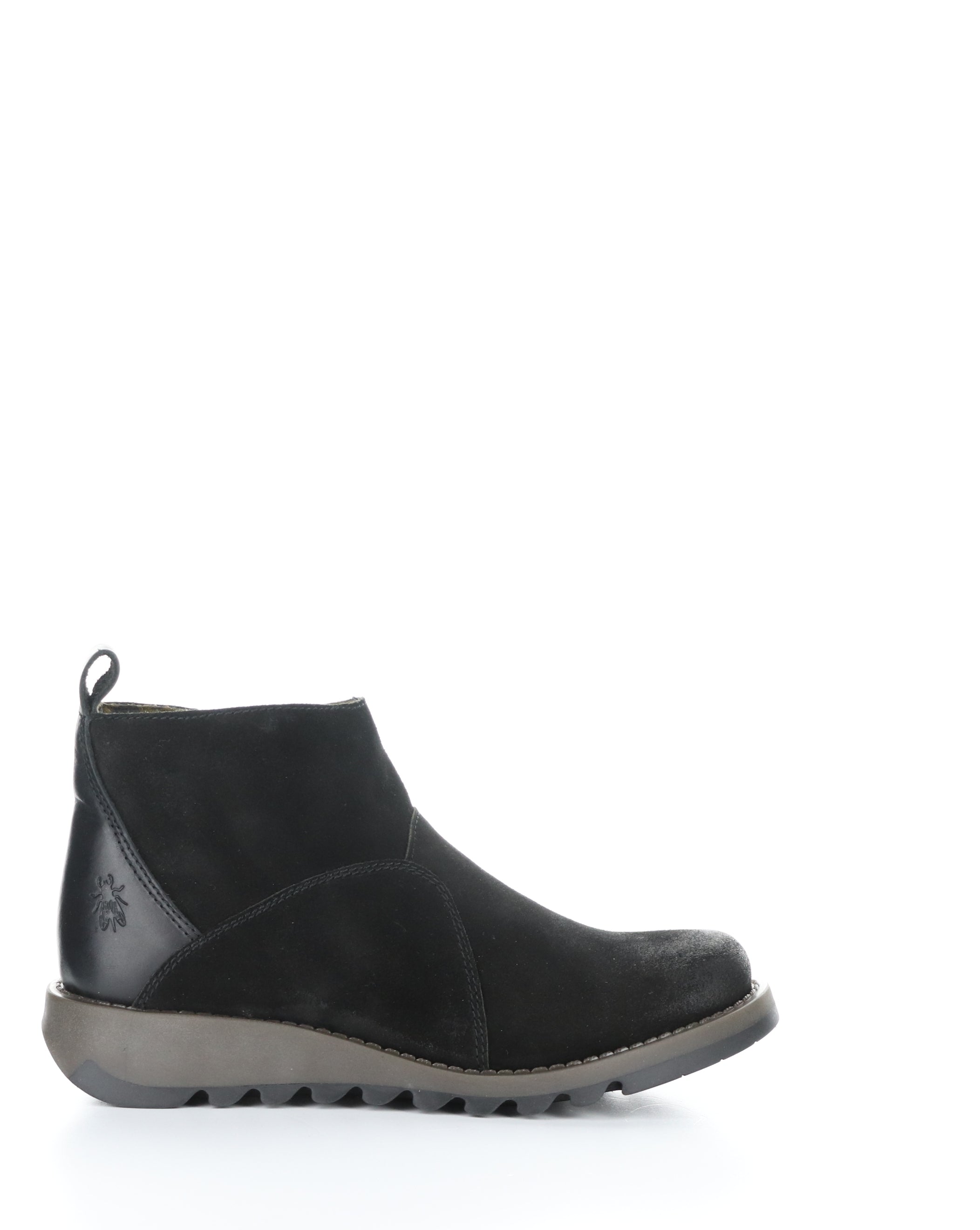 SELY918FLY 004 BLACK Round Toe Boots