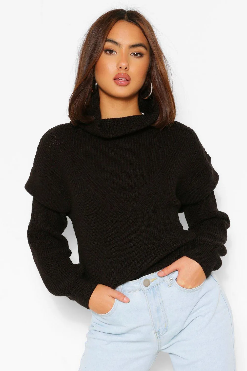 Shoulder Detail Sweater