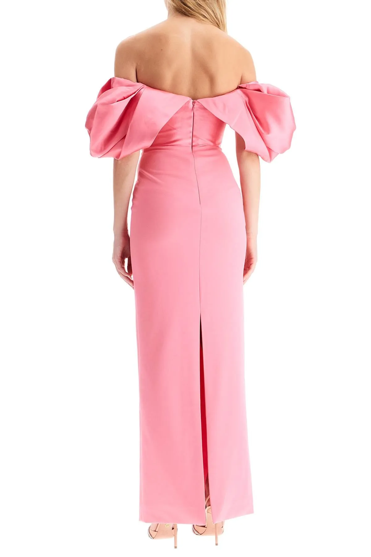 Solace London Long Sian Dress   Pink