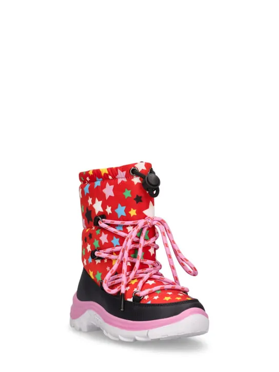 Stella McCartney Kids   Printed poly snow boots 