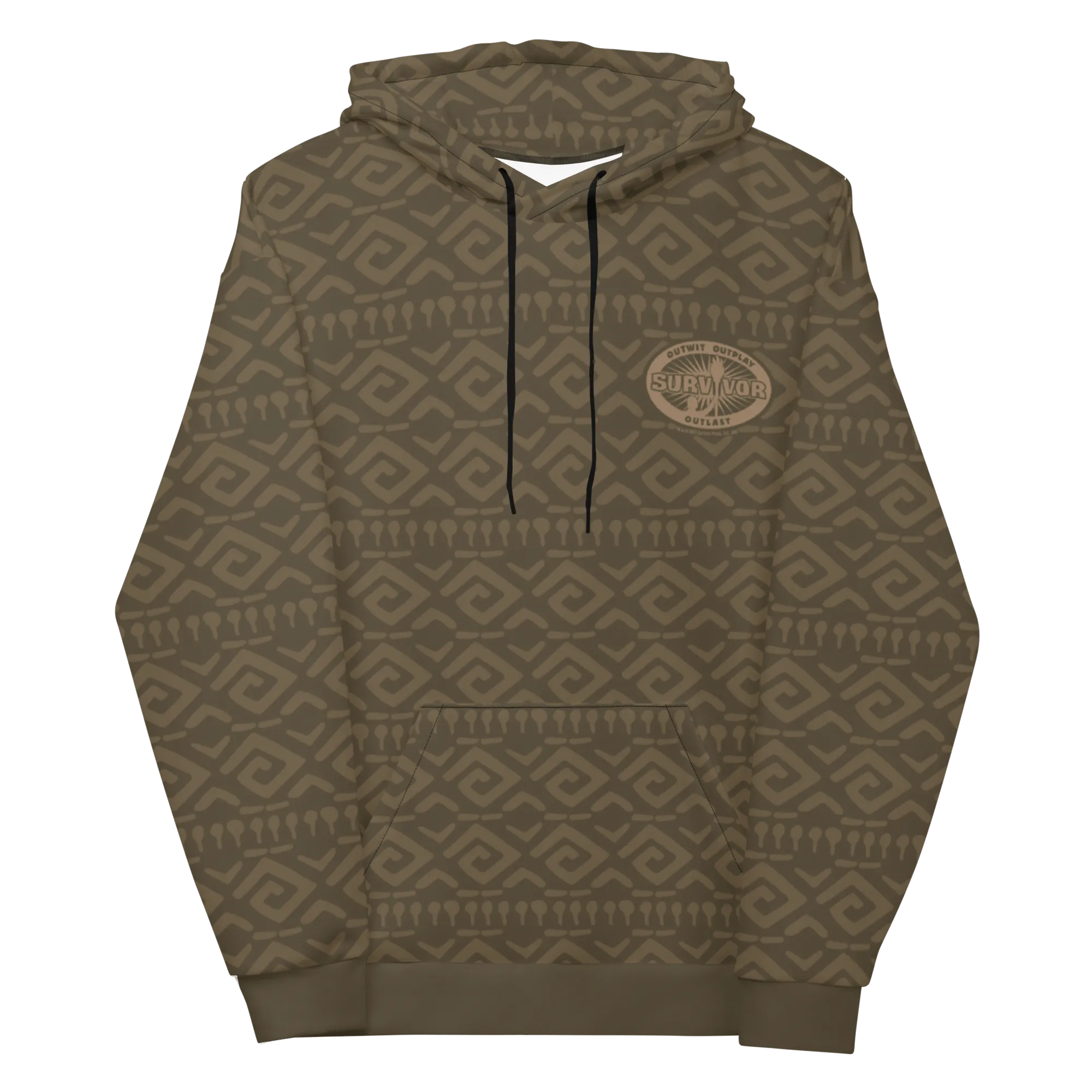 Survivor Brown Tribal Hoodie