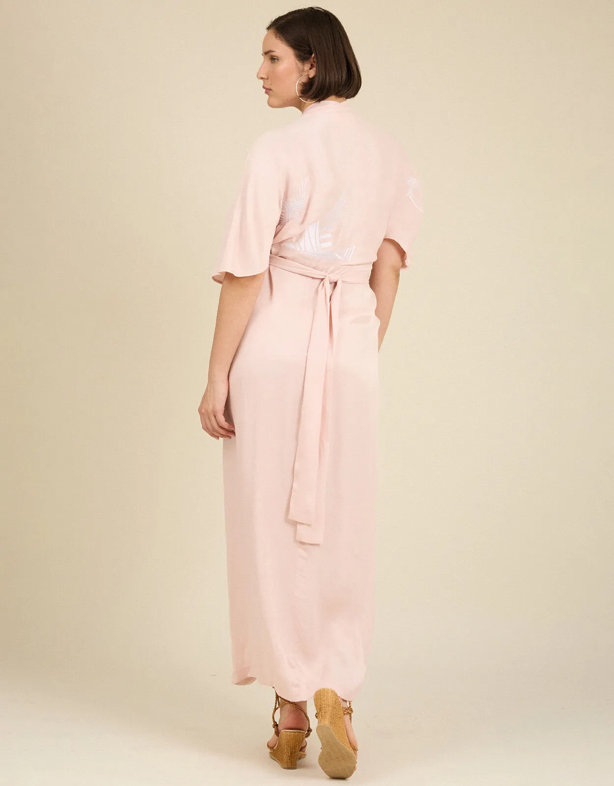 Tallulah and Hope Regular-Length Tie Dress  Pink