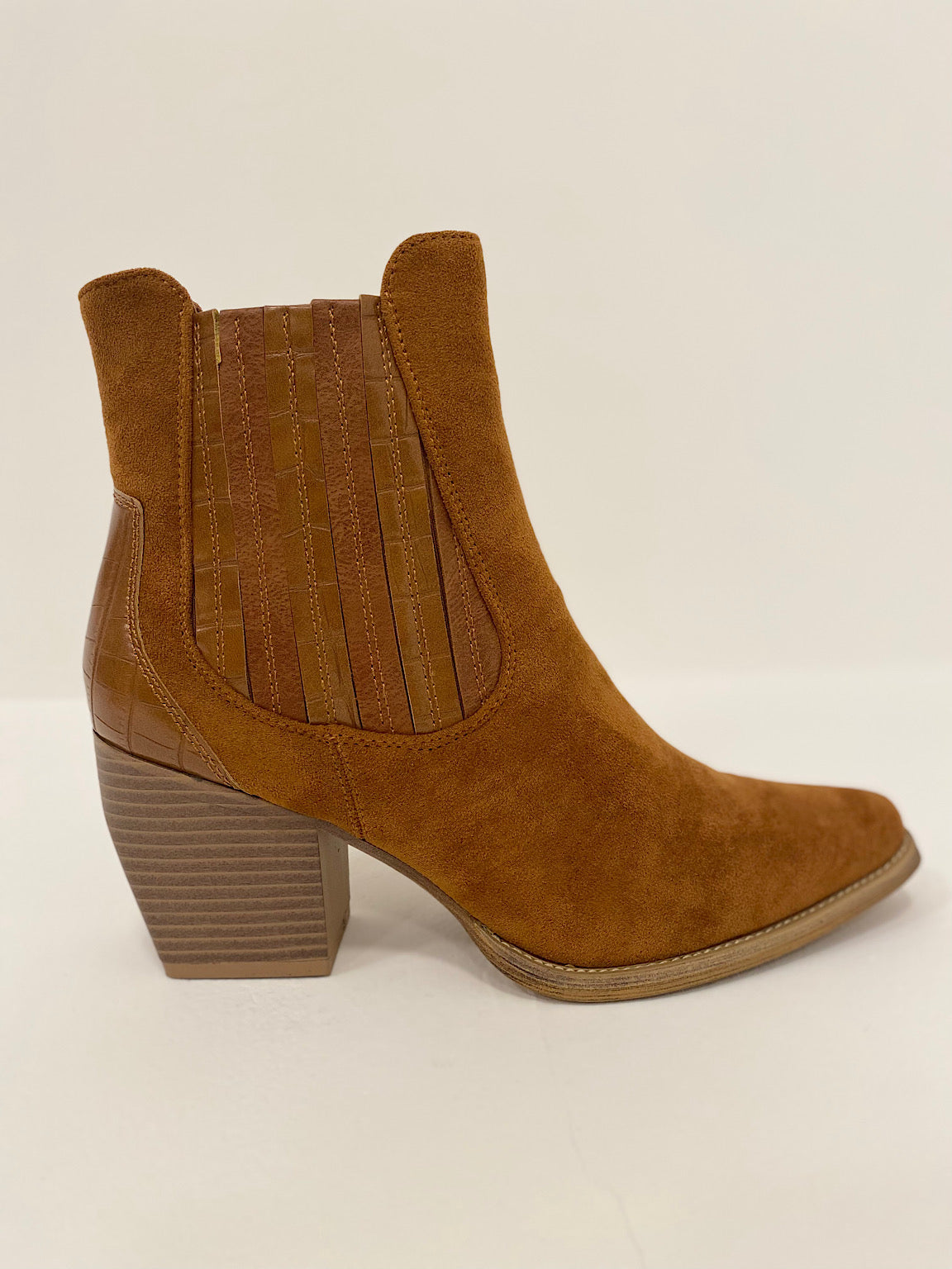 Tan Suede Style Boots