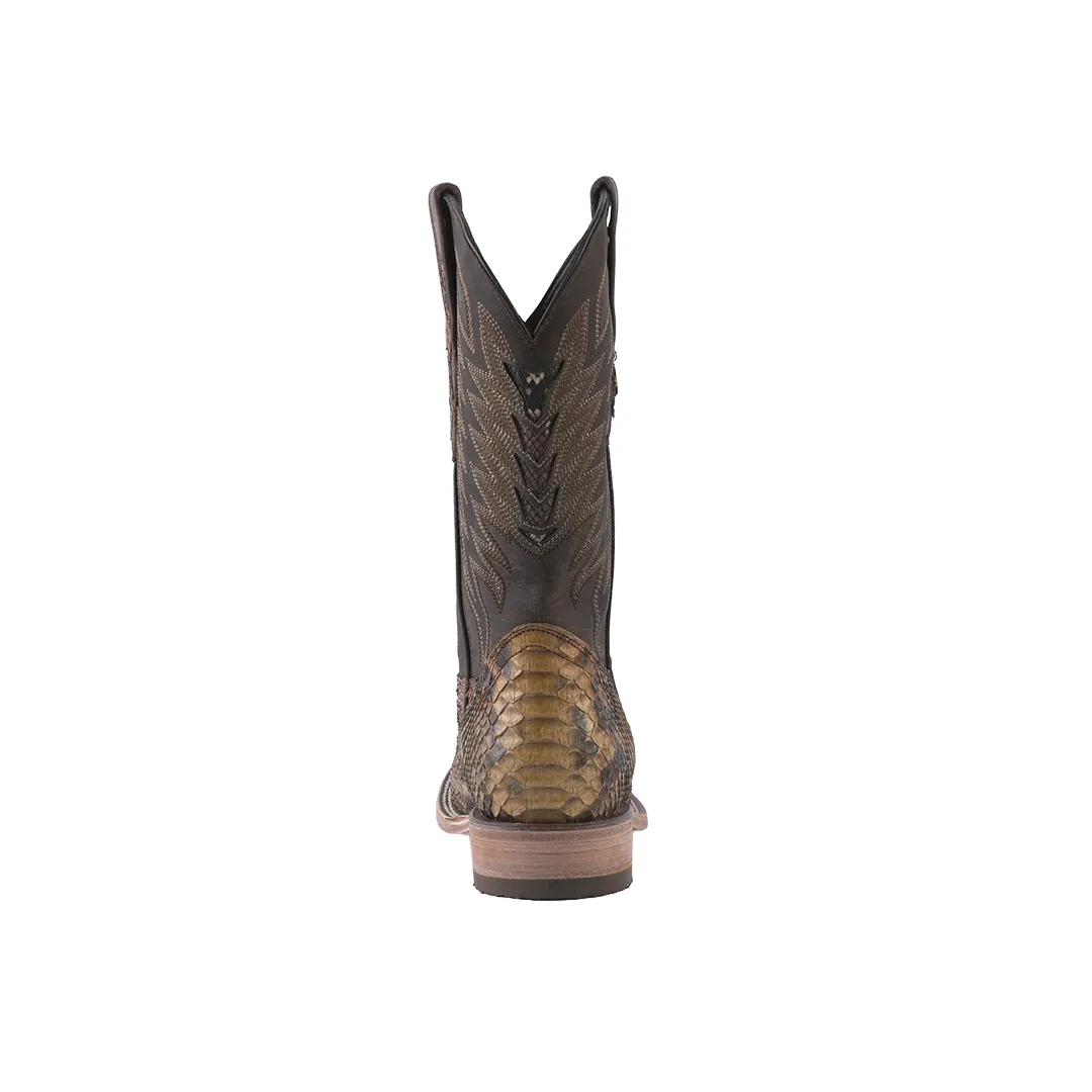 Texas Country Python Boot Capuccino PN30 Square Toe