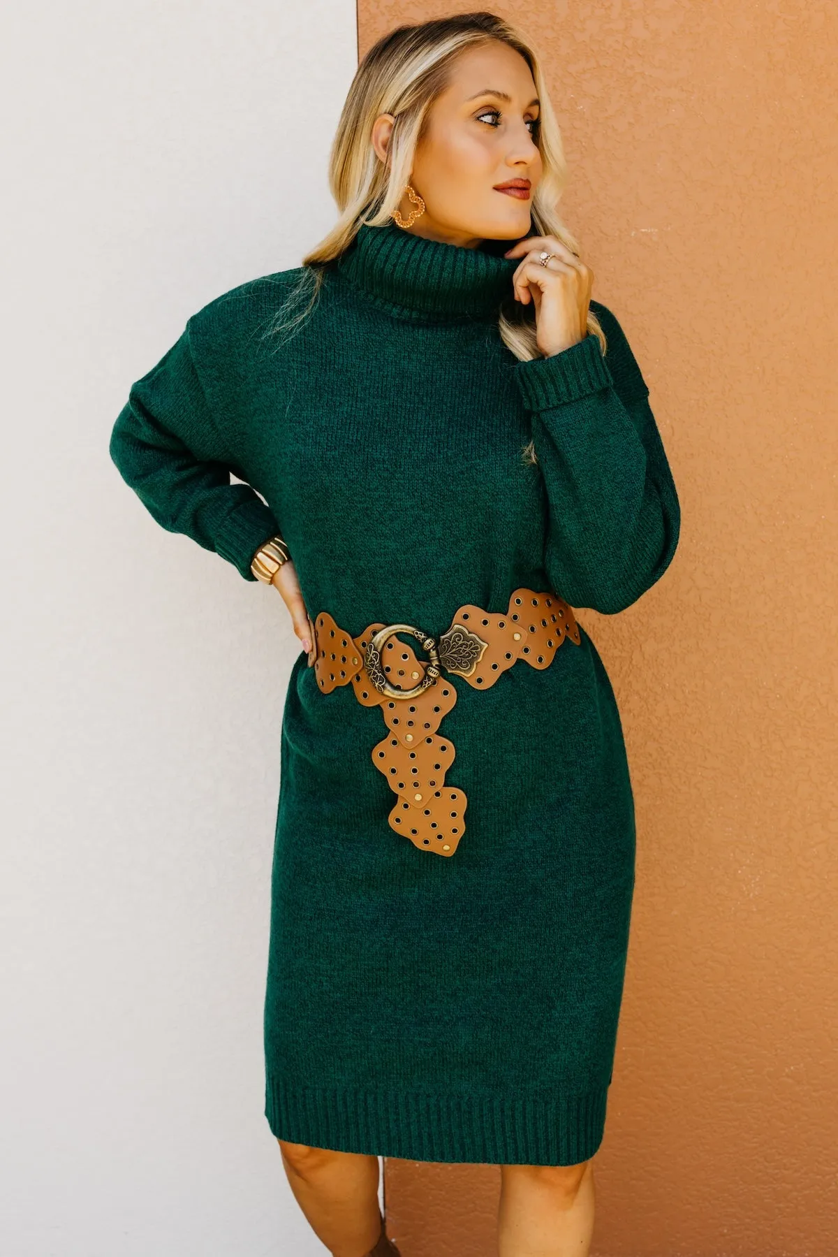 The Emmalynn Turtleneck Sweater Dress