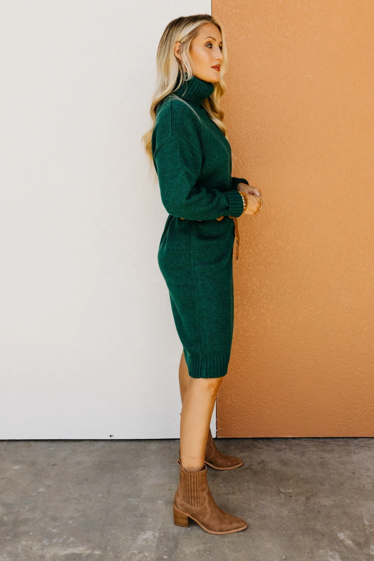 The Emmalynn Turtleneck Sweater Dress