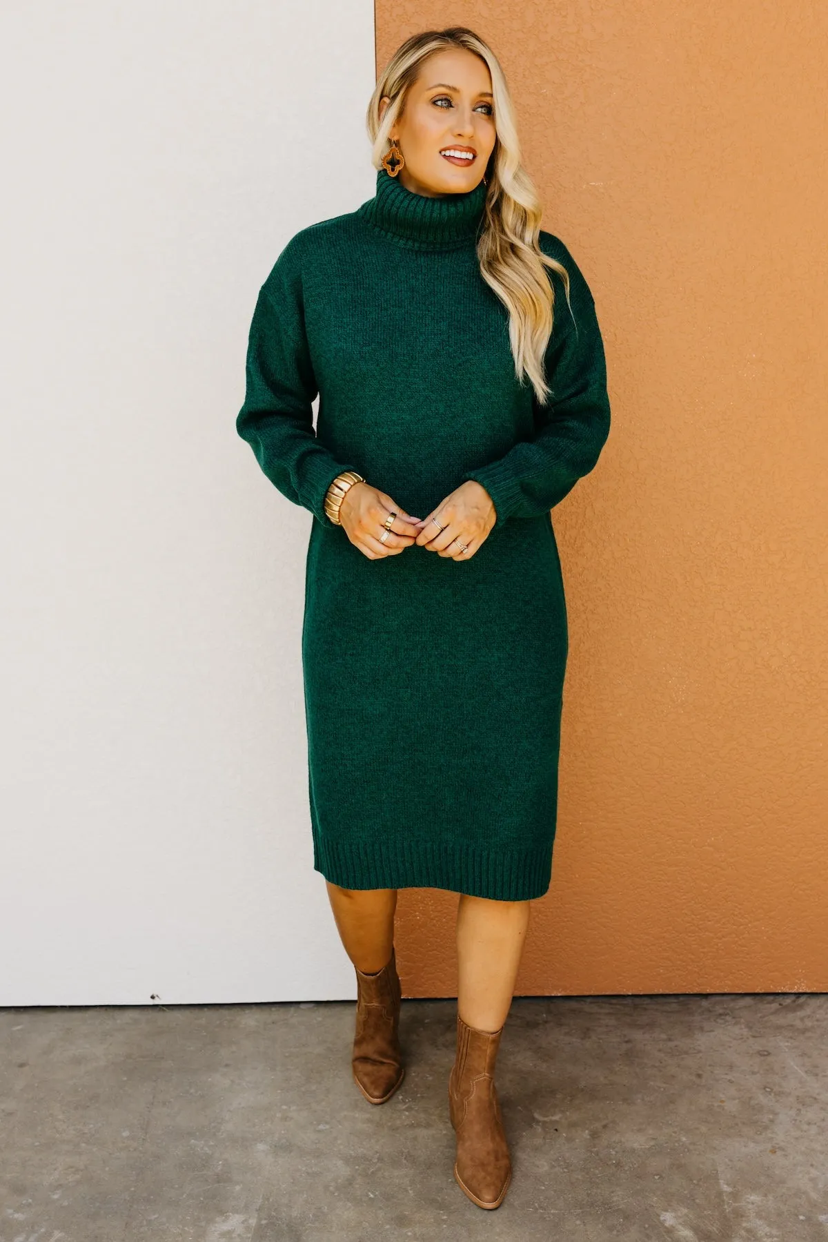 The Emmalynn Turtleneck Sweater Dress