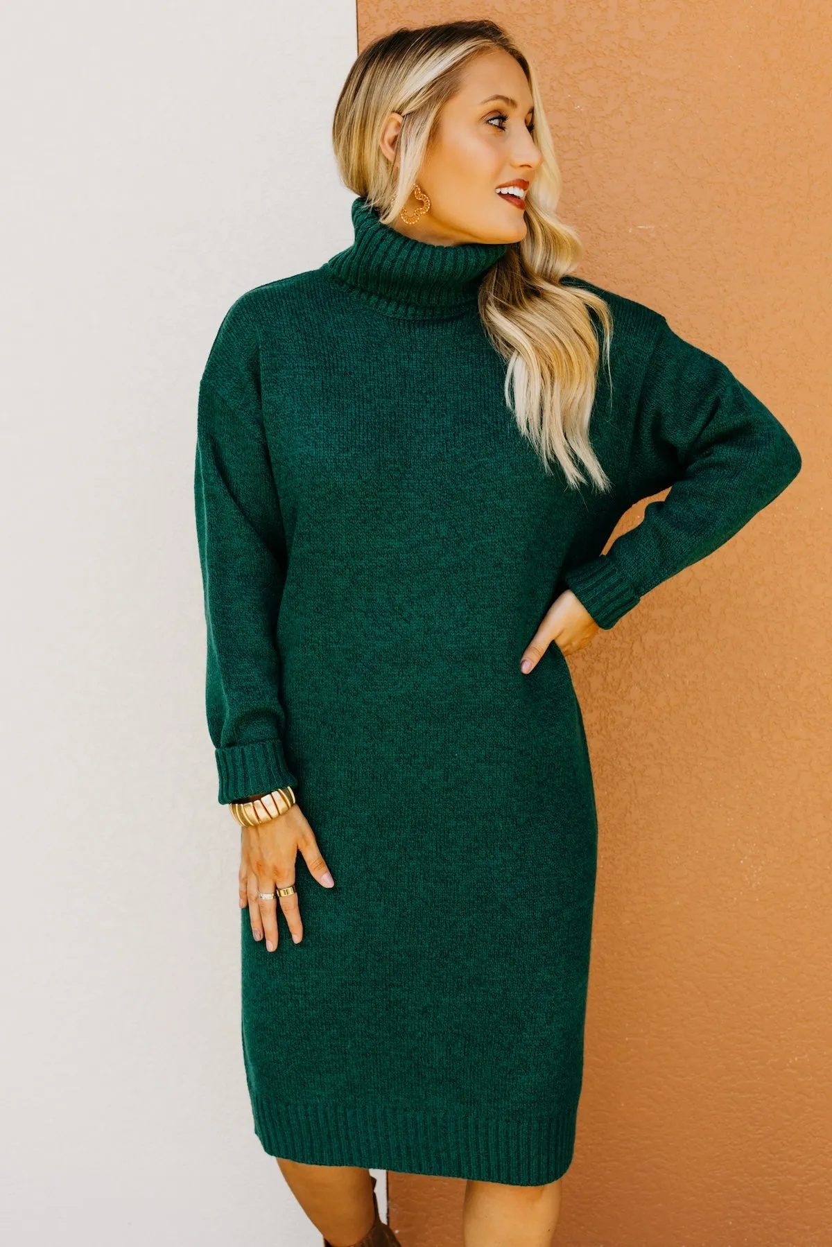 The Emmalynn Turtleneck Sweater Dress