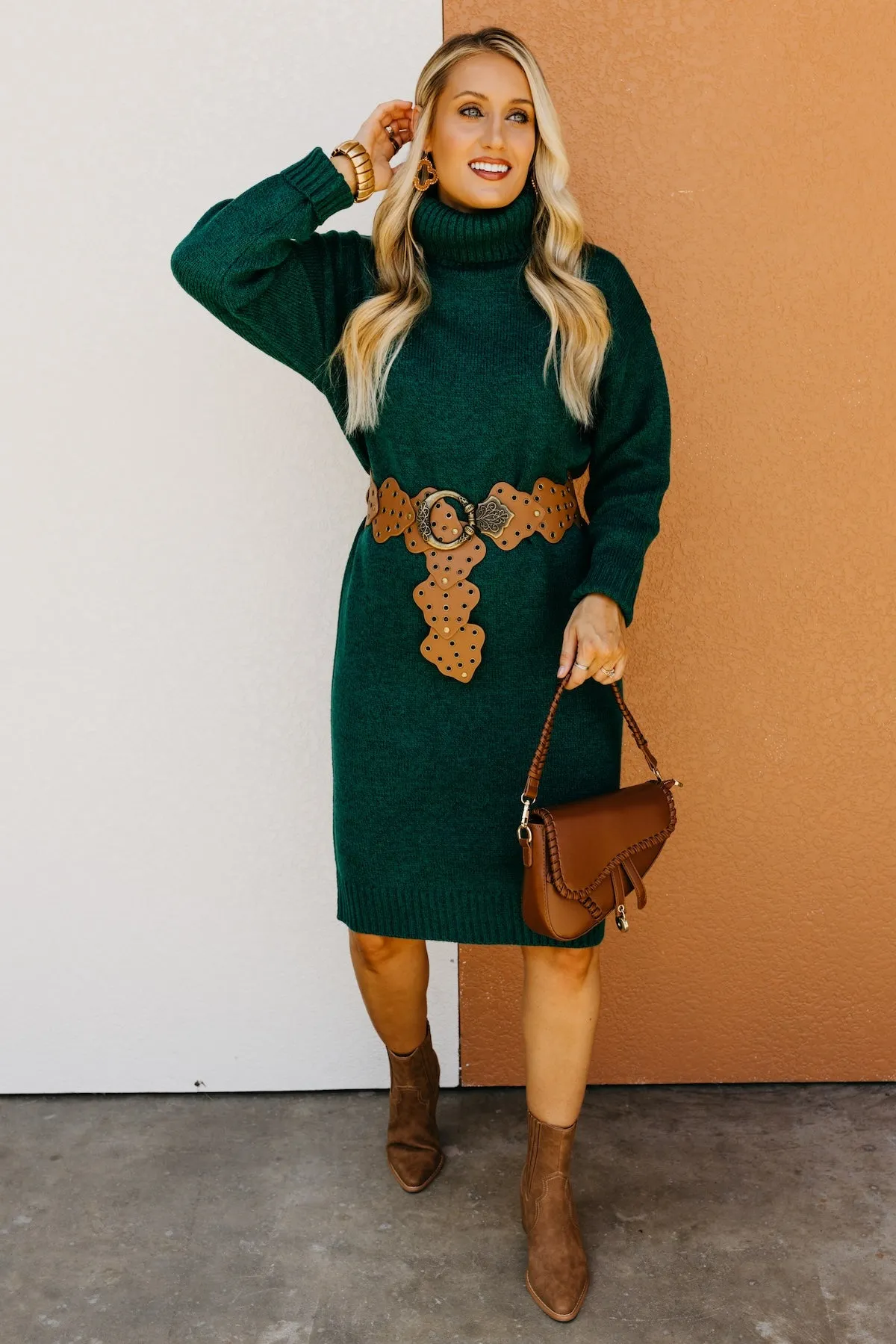 The Emmalynn Turtleneck Sweater Dress