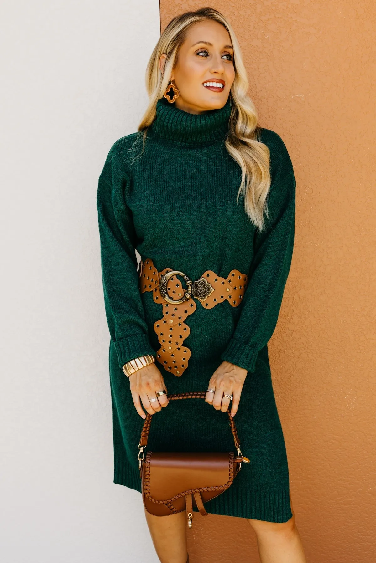 The Emmalynn Turtleneck Sweater Dress