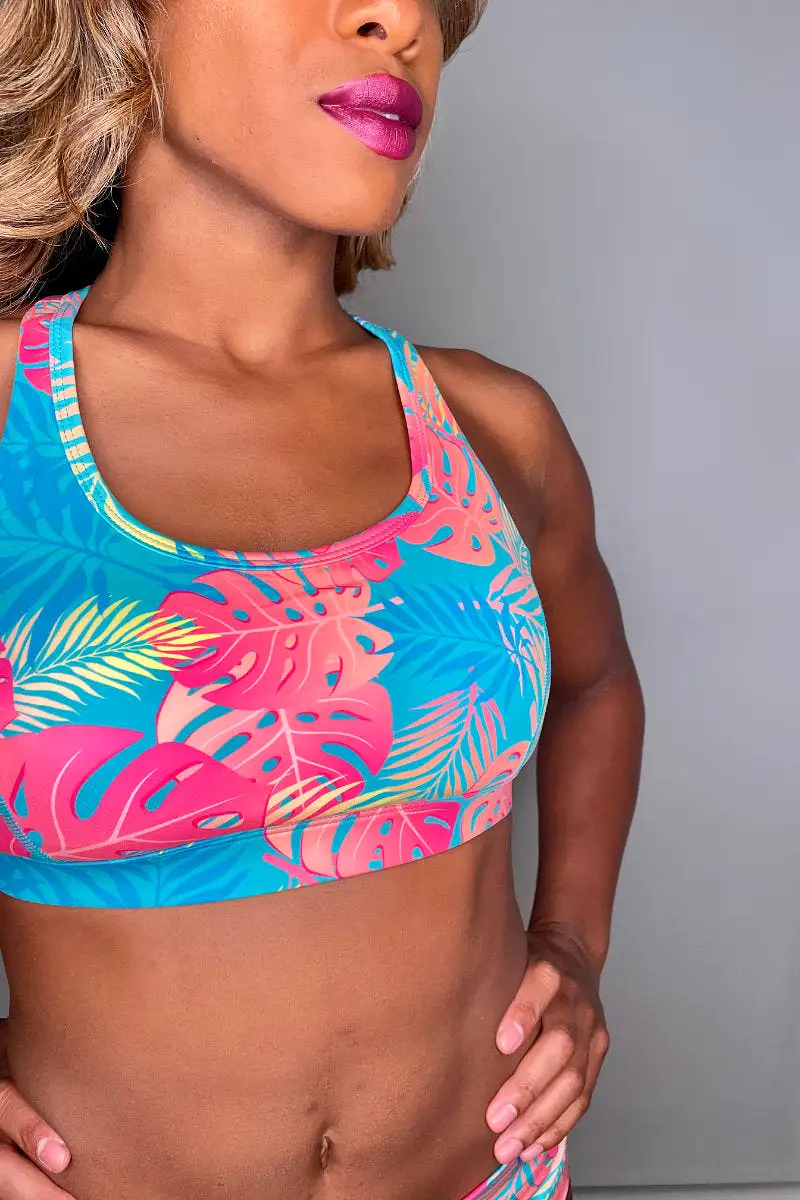 The Enviro Co. Strappy Crop Top - Tropical Vibes