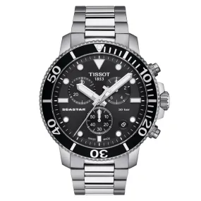 TISSOT Seastar 1000 Chronograph Men’s Watch – Stainless Steel 