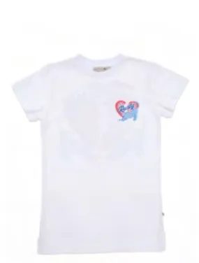 Vestido Rusty Heartbreaker Tee Dress Girls White