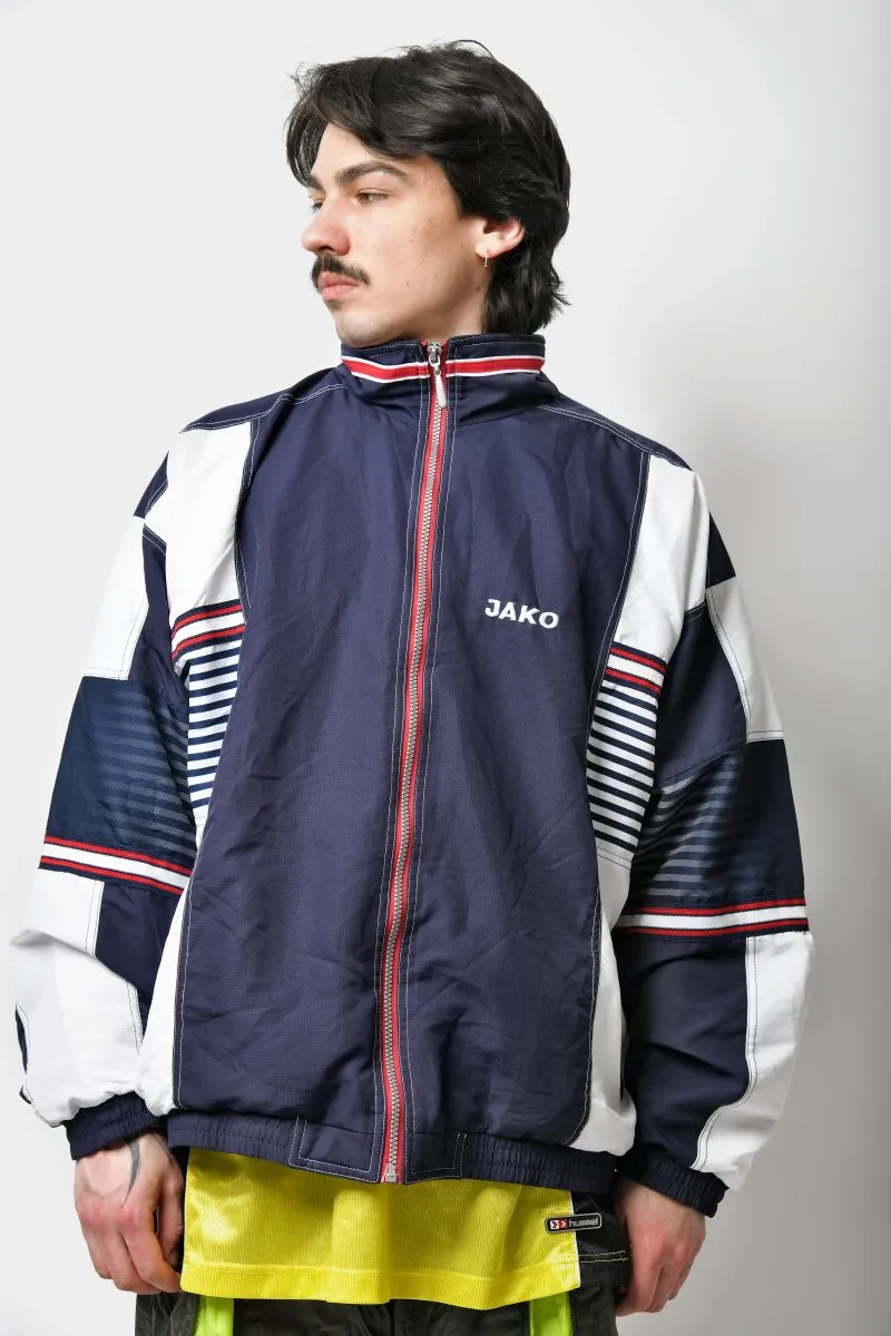 Vintage blue windbreaker JAKO