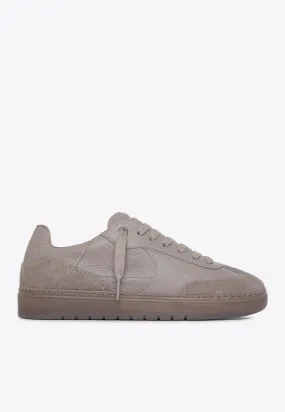 Virtus Leather and Suede Low-Top Sneakers