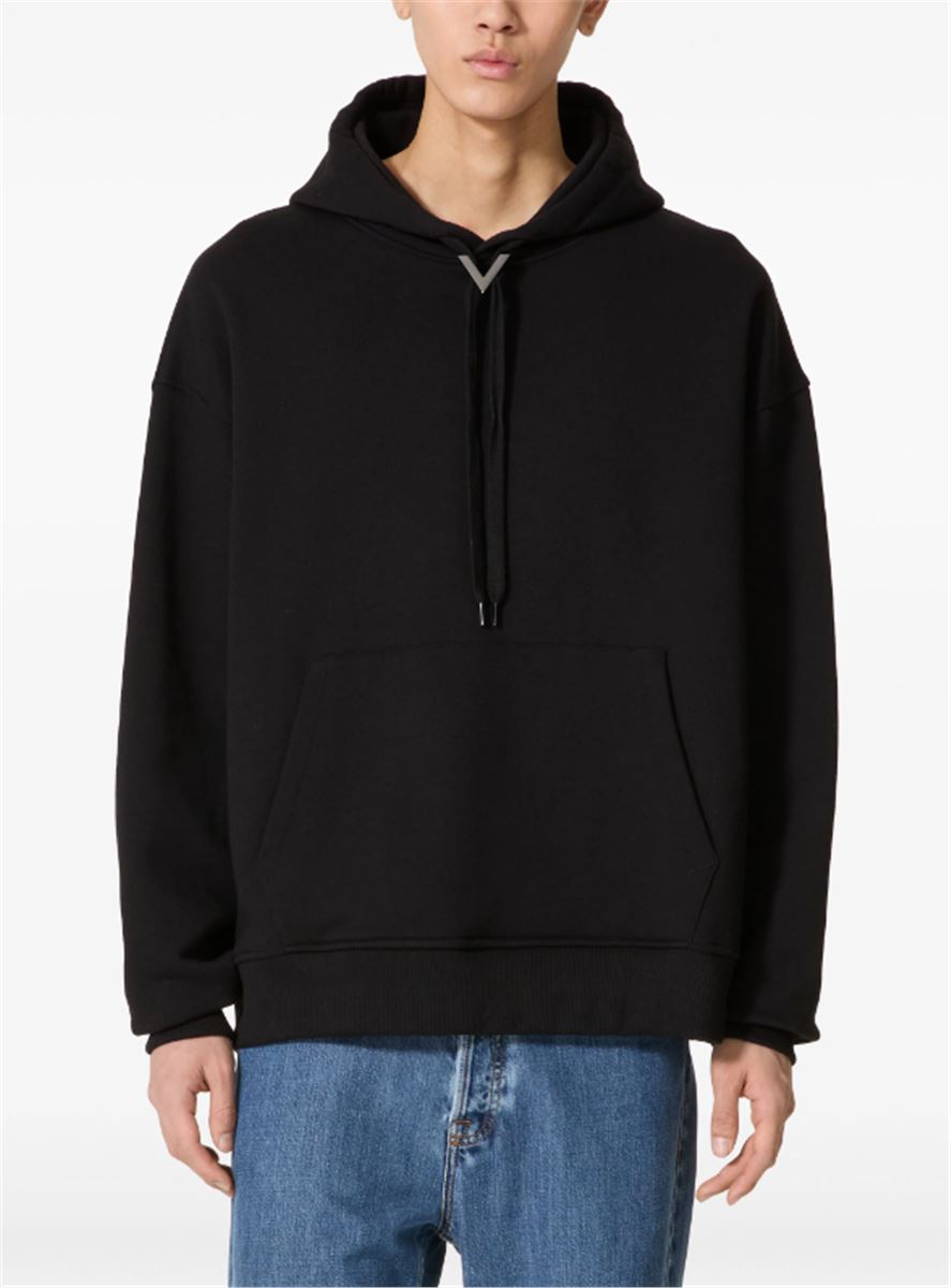 VLOGO COTTON HOODIE