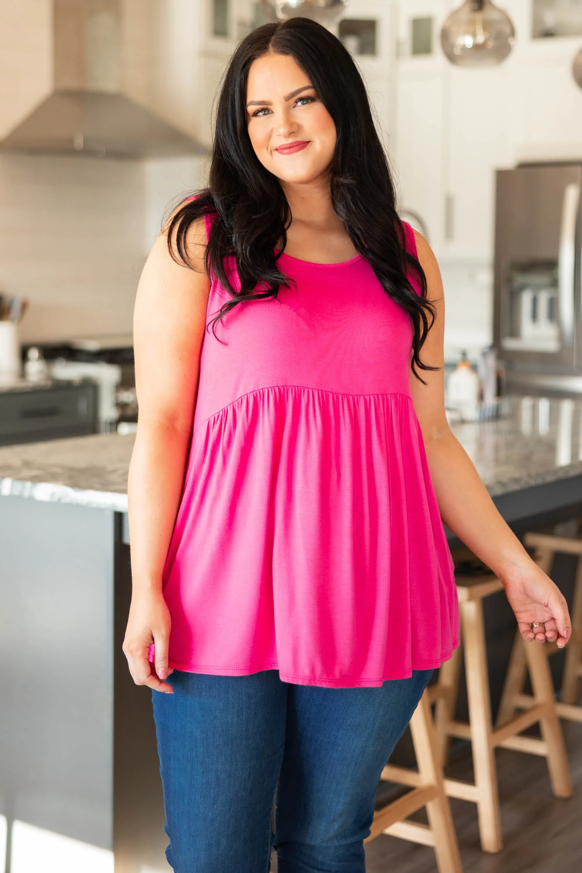 Weekender Babydoll, Fuchsia