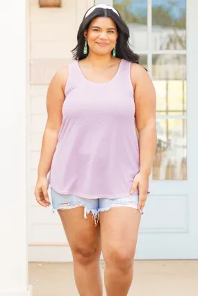 Weekender Dotted Tank, Lavender