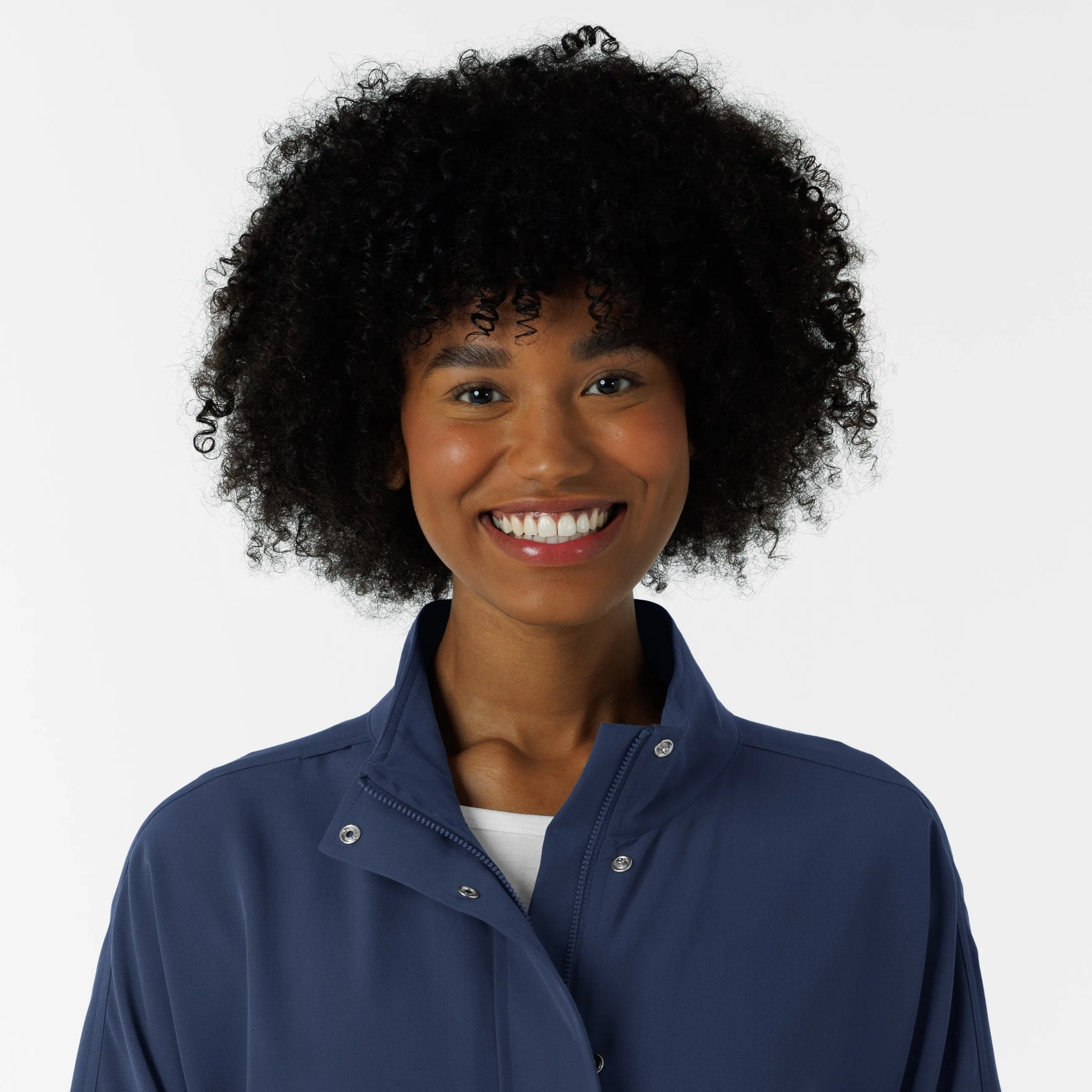 Women's Germs Happen Packable Scrub Jacket - Navy