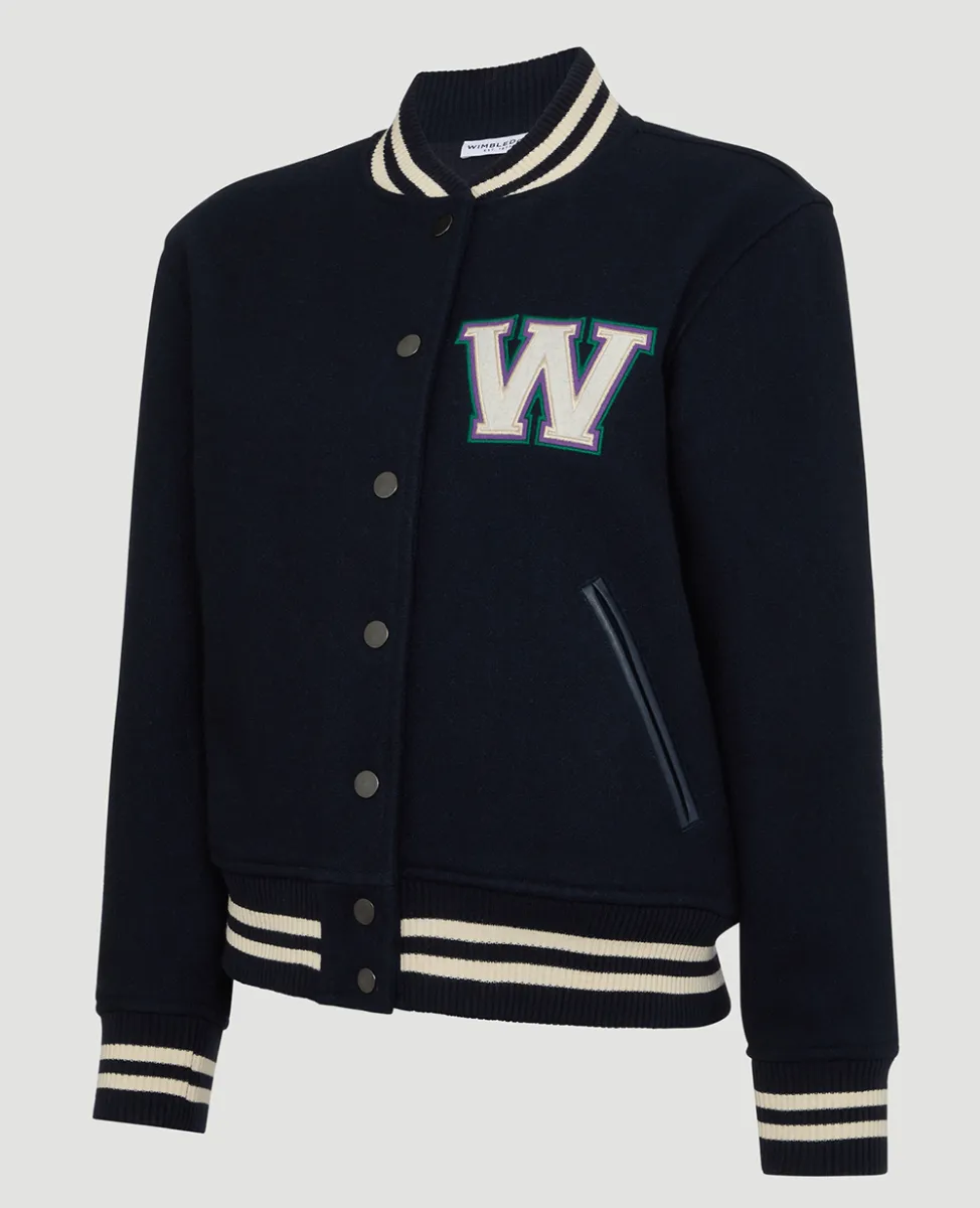 Womens Varsity Jacket - Navy